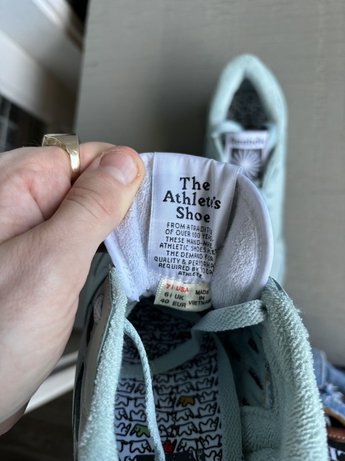 Other × Reebok Reebok x Eames Office Elephant Classic Leather Mint Sneakers Size US 7 / EU 40 - 11 Thumbnail