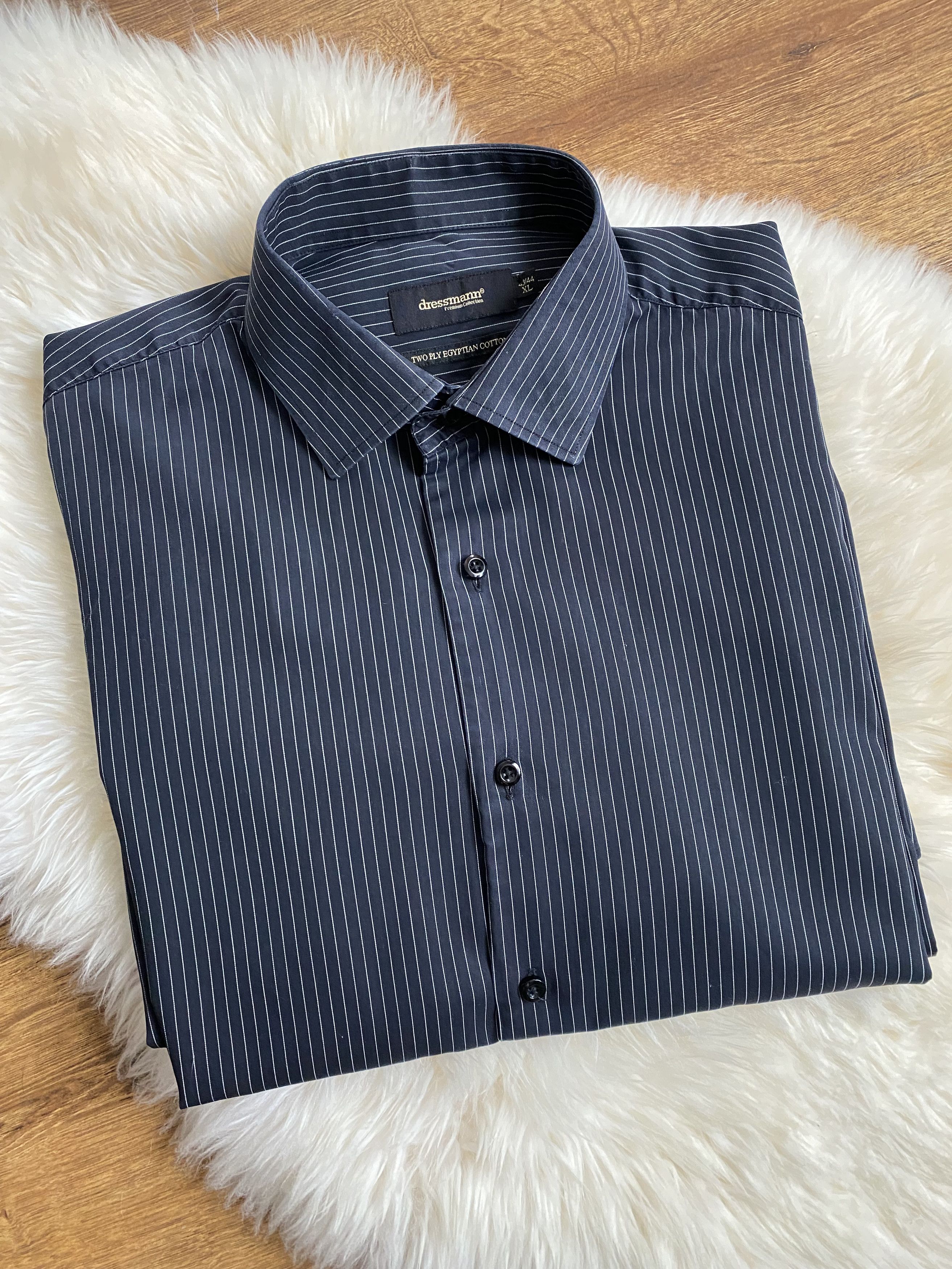 Other Dressman Two Ply Egyptian Cotton Shirt Size US XL / EU 56 / 4 - 1 Thumbnail