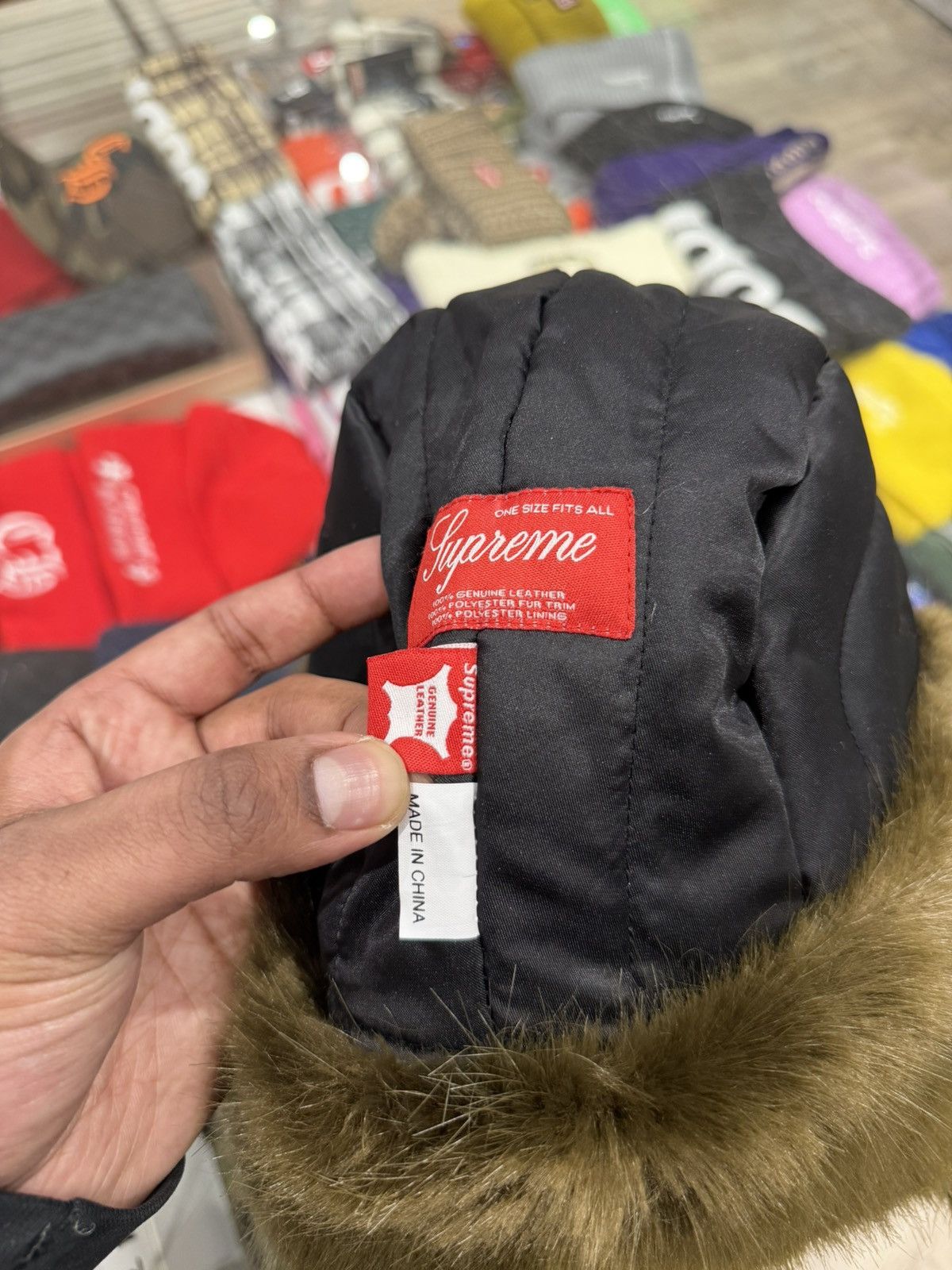 Supreme Supreme Leather Trooper Kelly Green Size ONE SIZE - 5 Thumbnail