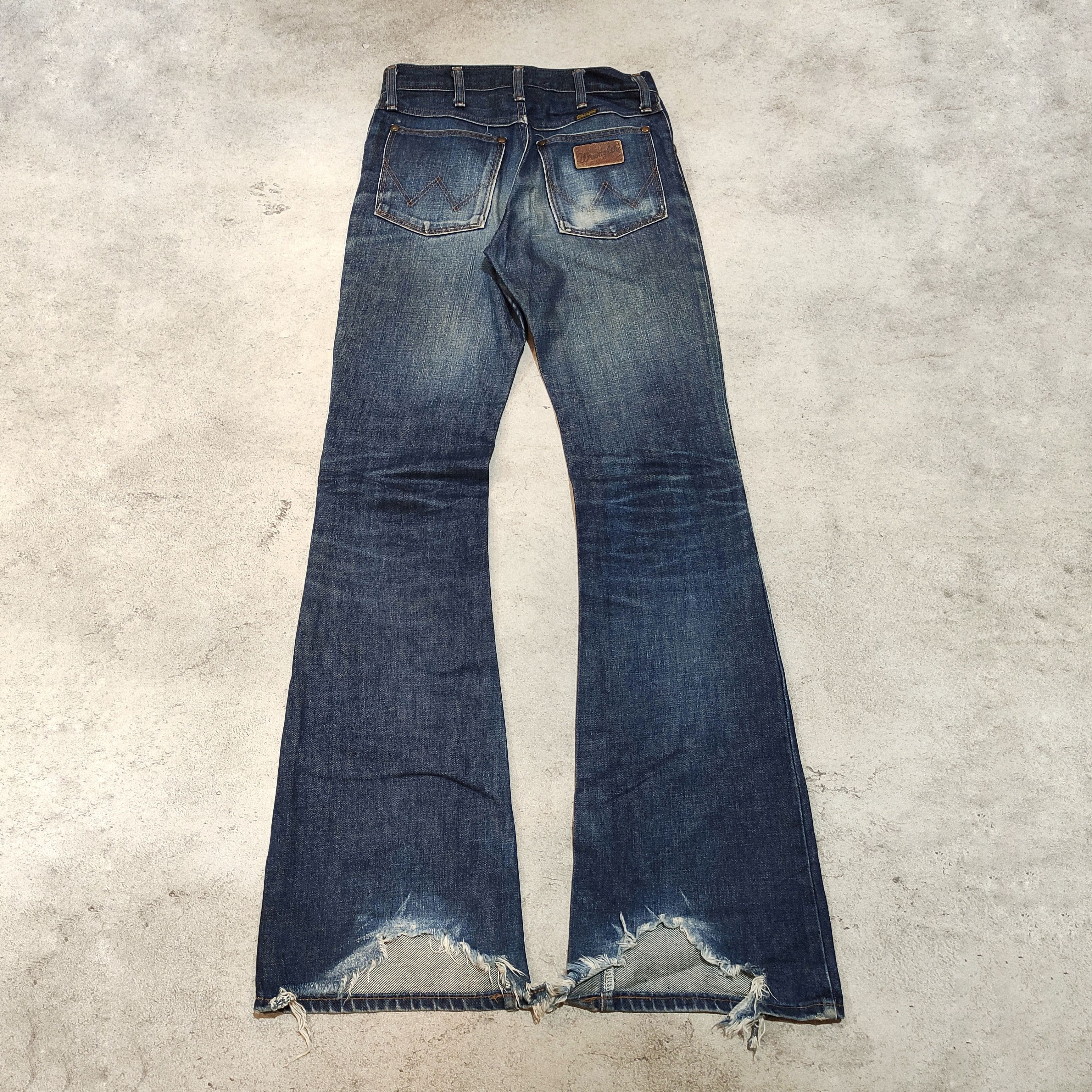 If Six Was Nine Wrangler Western Wear Flare Jeans 2000s If6w9 Size US 28 / EU 44 - 2 Thumbnail