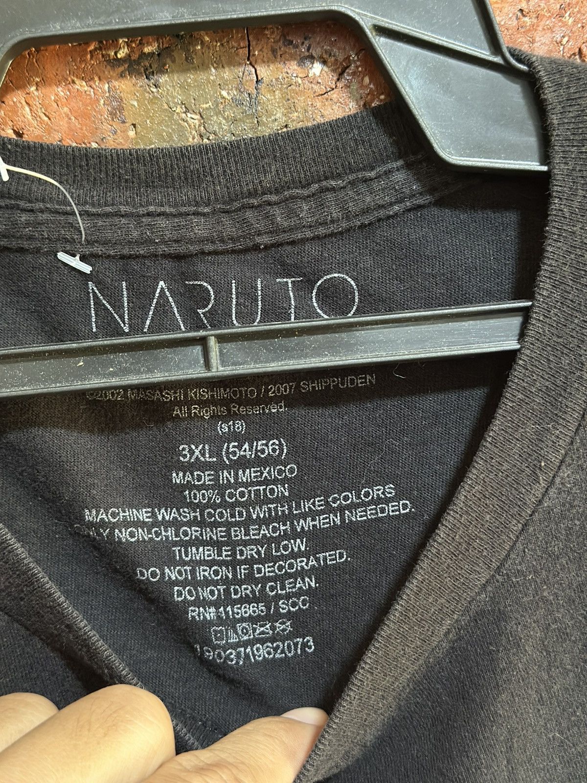 Anime Vintage Naruto Shippuden Faded Oversize Tee Size US XXL / EU 58 / 5 - 6 Thumbnail