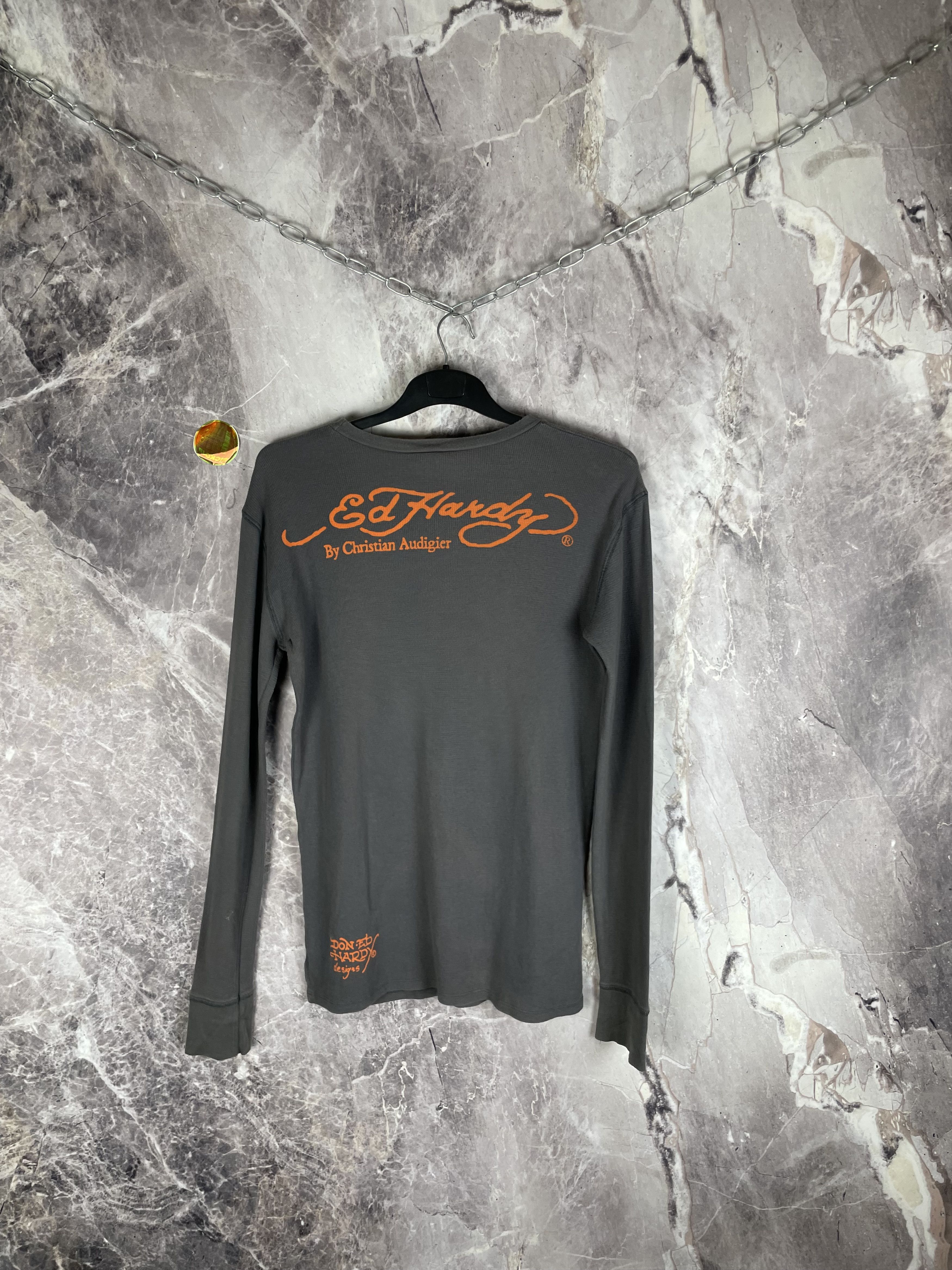 Ed Hardy Ed Hardy Big Logo Long Sleeve Size US M / EU 48-50 / 2 - 7 Thumbnail
