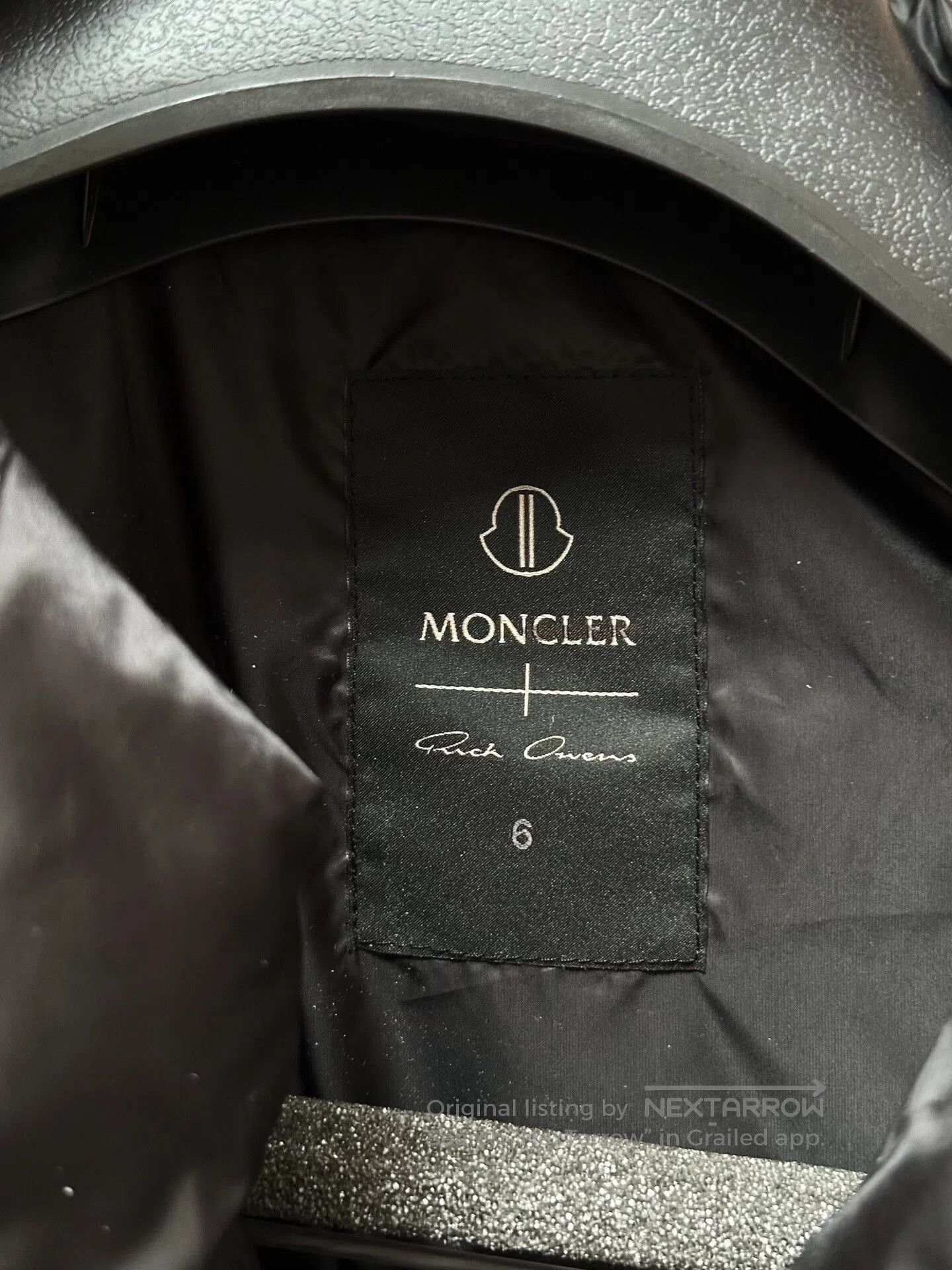 Moncler rick owens x moncler black down jacket. Size US L / EU 52-54 / 3 - 4 Thumbnail