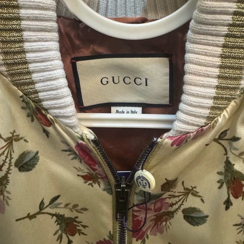 Gucci GucciFloral coat mulberry silk jacket 2503-Nextarrow Size US S / EU 44-46 / 1 - 2 Thumbnail