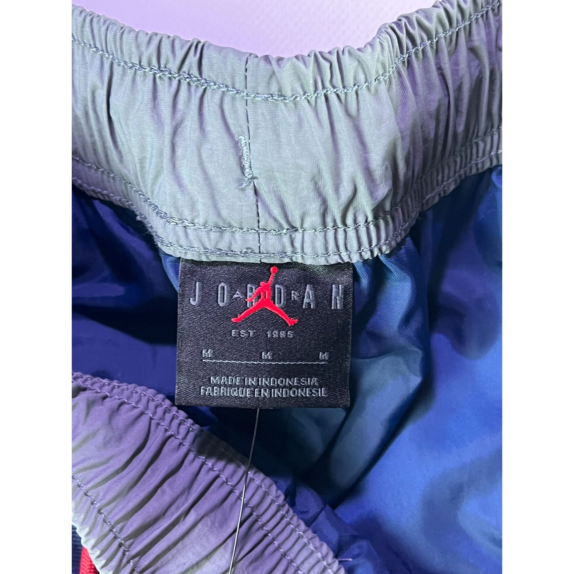 CLOT × Jordan Brand Jordan X Clot Rare Quilted Track Pants Baggy Fit Size US 33 - 12 Thumbnail