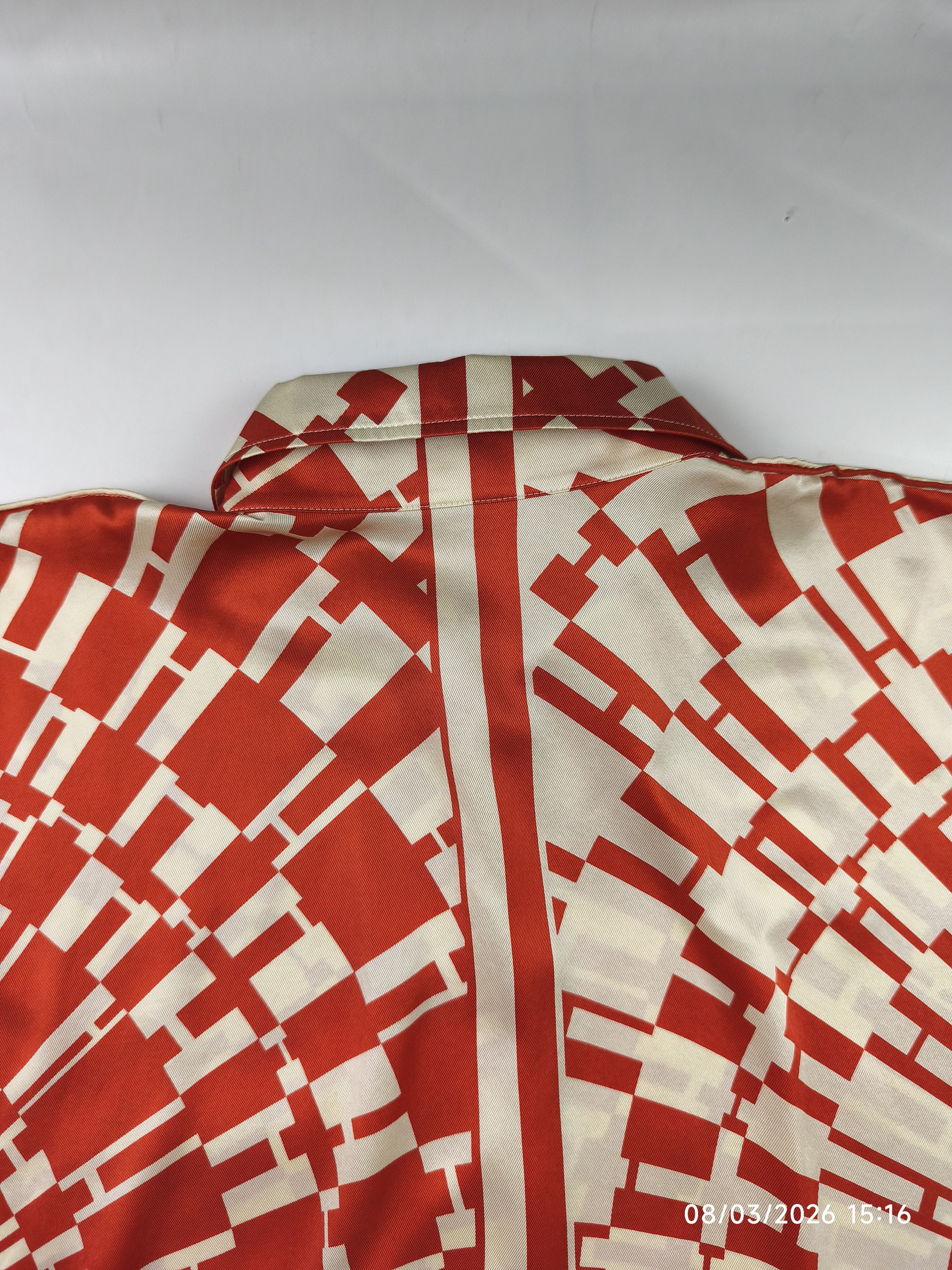 Hermes Hermes gaultier era - op'H - split sleeve - silk button up Size XS / US 0-2 / IT 36-38 - 17 Thumbnail