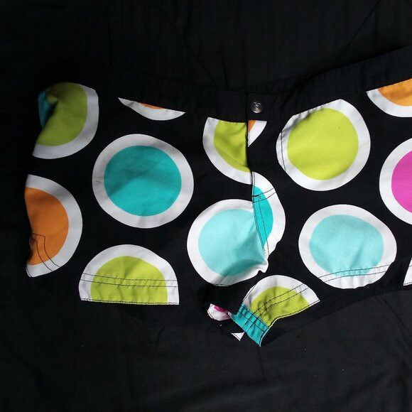 Other Vintage Y2K Roxy Dots Reversible Swim Shorts Size 30" / US 8 / IT 44 - 7 Thumbnail