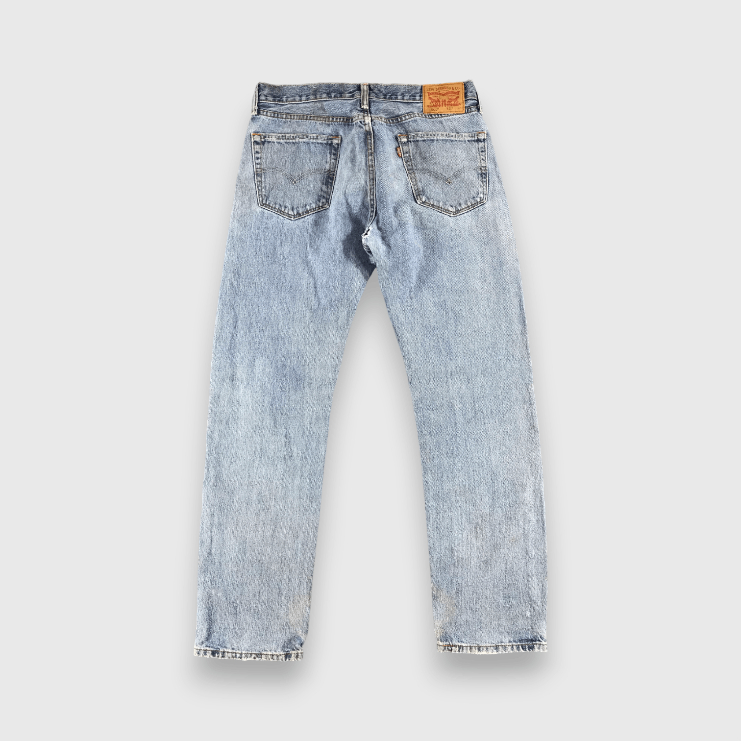 Levi's Vintage Levis 505 Light Wash Jeans- J1322 Size US 33 - 2 Thumbnail