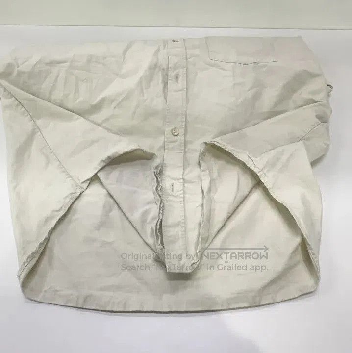 Balenciaga Balenciaga FW22 Beige Single Button Long Sleeve Shirt. Size US M / EU 48-50 / 2 - 6 Thumbnail