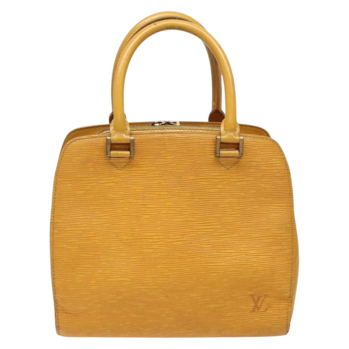 Louis Vuitton LOUIS VUITTON Epi Triana Hand Bag Yellow Size ONE SIZE - 2 Thumbnail