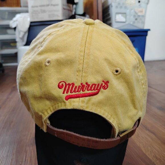 Other Murray’s Big Cheese Adams Dad Golf Hat Cap Leather Strap Size ONE SIZE - 4 Thumbnail