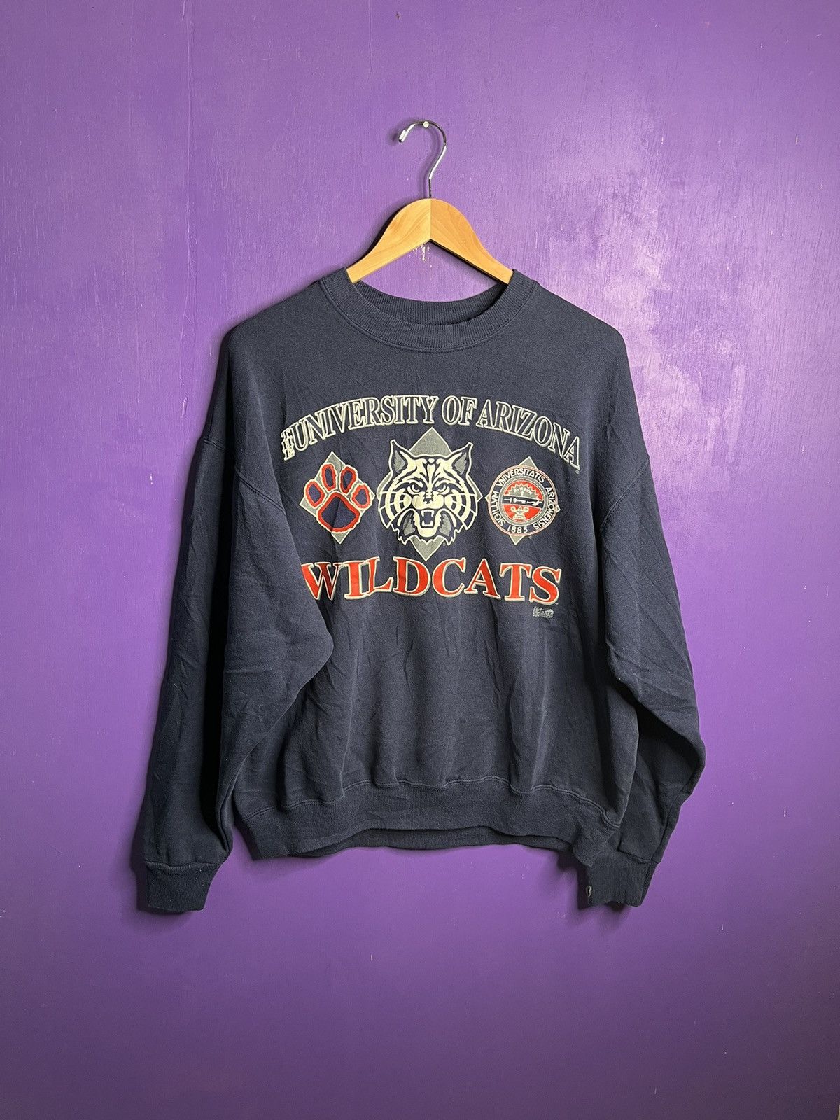 Vintage Vintage 90s Arizona wildcats logo crewneck Size US L / EU 52-54 / 3 - 1 Thumbnail