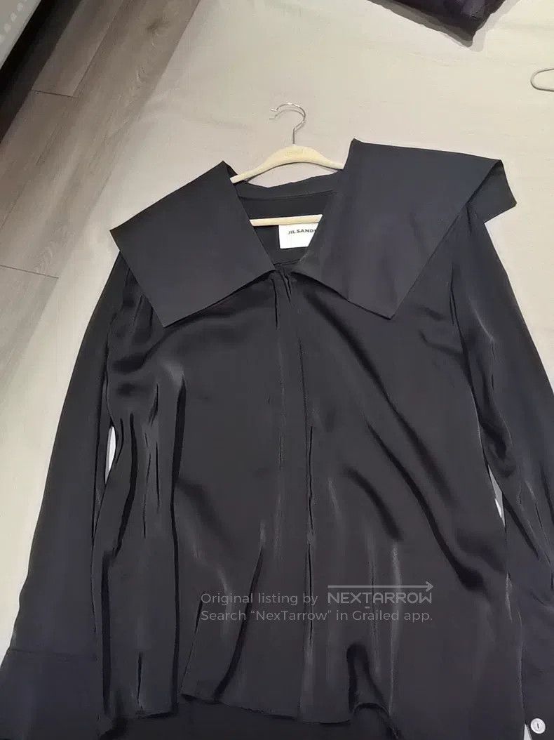 Jil Sander Jil Sander size 36 Black Collar Shirt Size XXS / US 00 / IT 34 - 2 Thumbnail