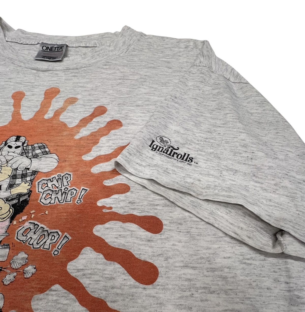 Other 1993 Vintage INGA TROLL art tshirt oneita single stitch XL Size US XL / EU 56 / 4 - 5 Thumbnail