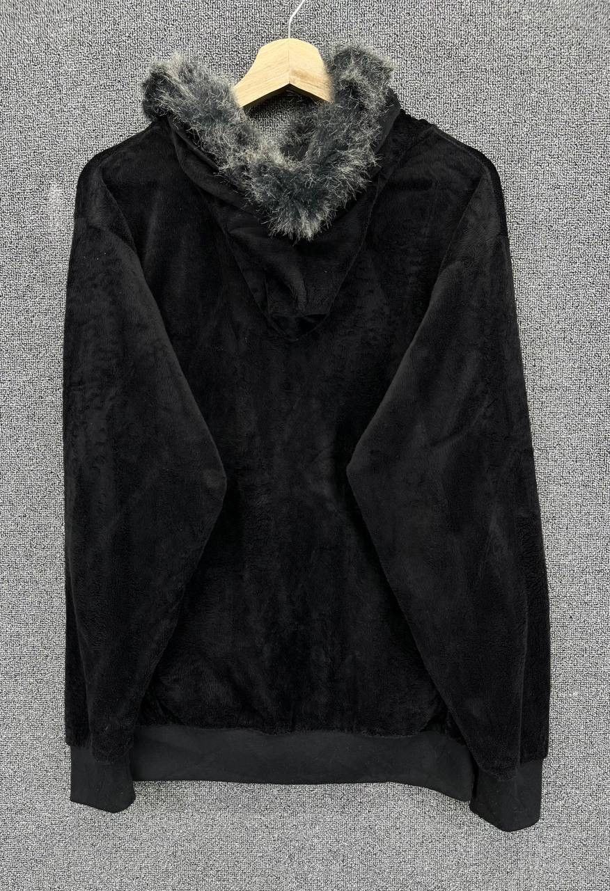 If Six Was Nine Beaumont Carr Poem Punk Fur Hoodie Fleece Jacket Size US L / EU 52-54 / 3 - 10 Thumbnail