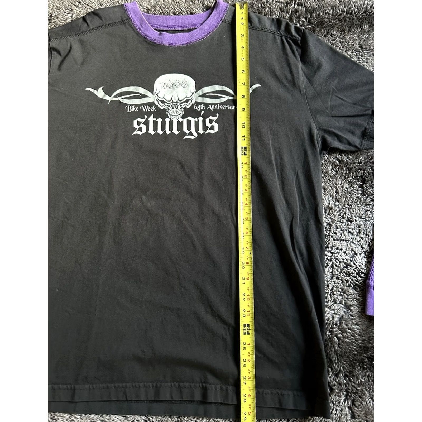 Vintage VINTAGE Sturgis Bike Week 2008 Women XL Built In Sleeves Rare Skull Biker T-Shirt Size XL / US 12-14 / IT 48-50 - 6 Thumbnail