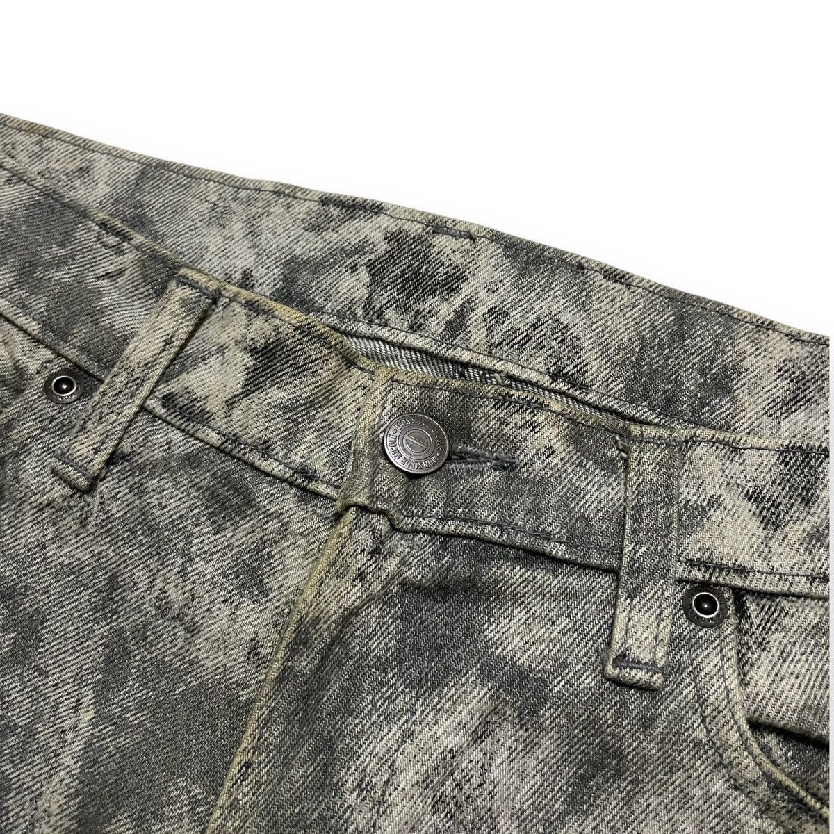 Japanese Brand ORIGINAL FLARE MONSIEUR HOMME ACID WASH (33×40) Size US 33 - 4 Thumbnail