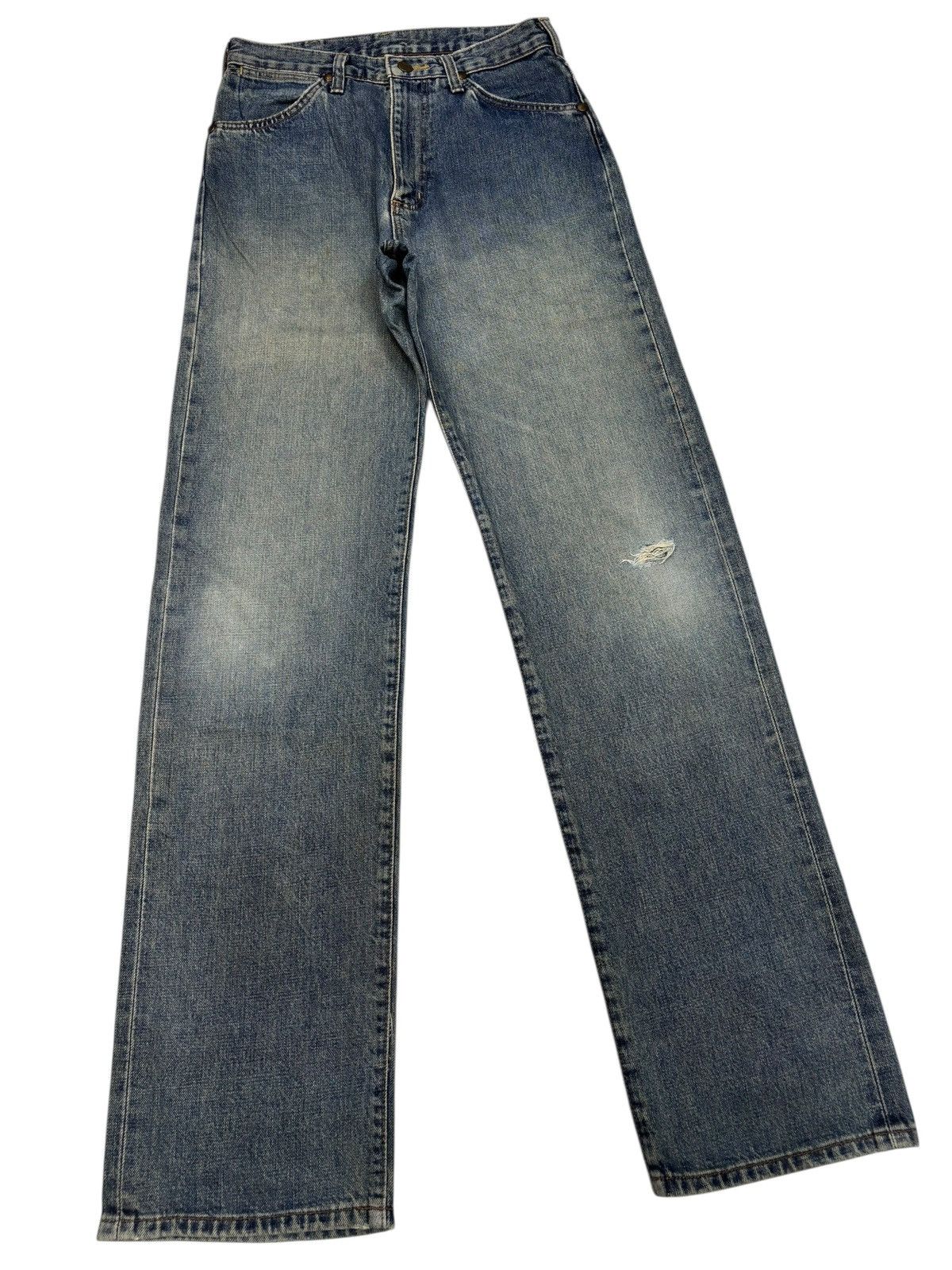 Kapital 💥VINTAGE WRANGLER LOOSE DISTRESSED DENIM JEANS Size US 27 - 3 Thumbnail