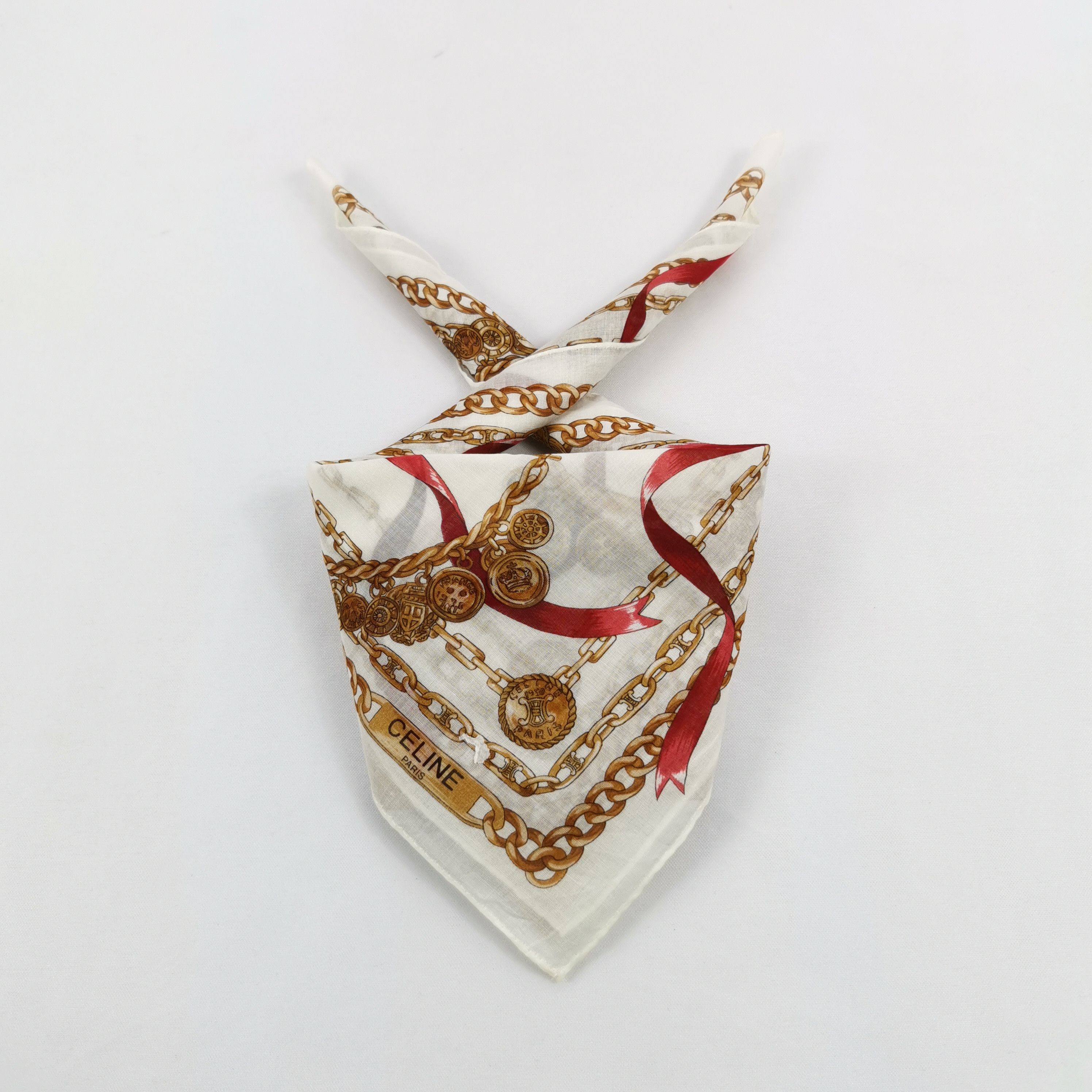 Celine Vintage CELINE Handkerchief Neckerchief Bandana Size ONE SIZE - 1 Thumbnail