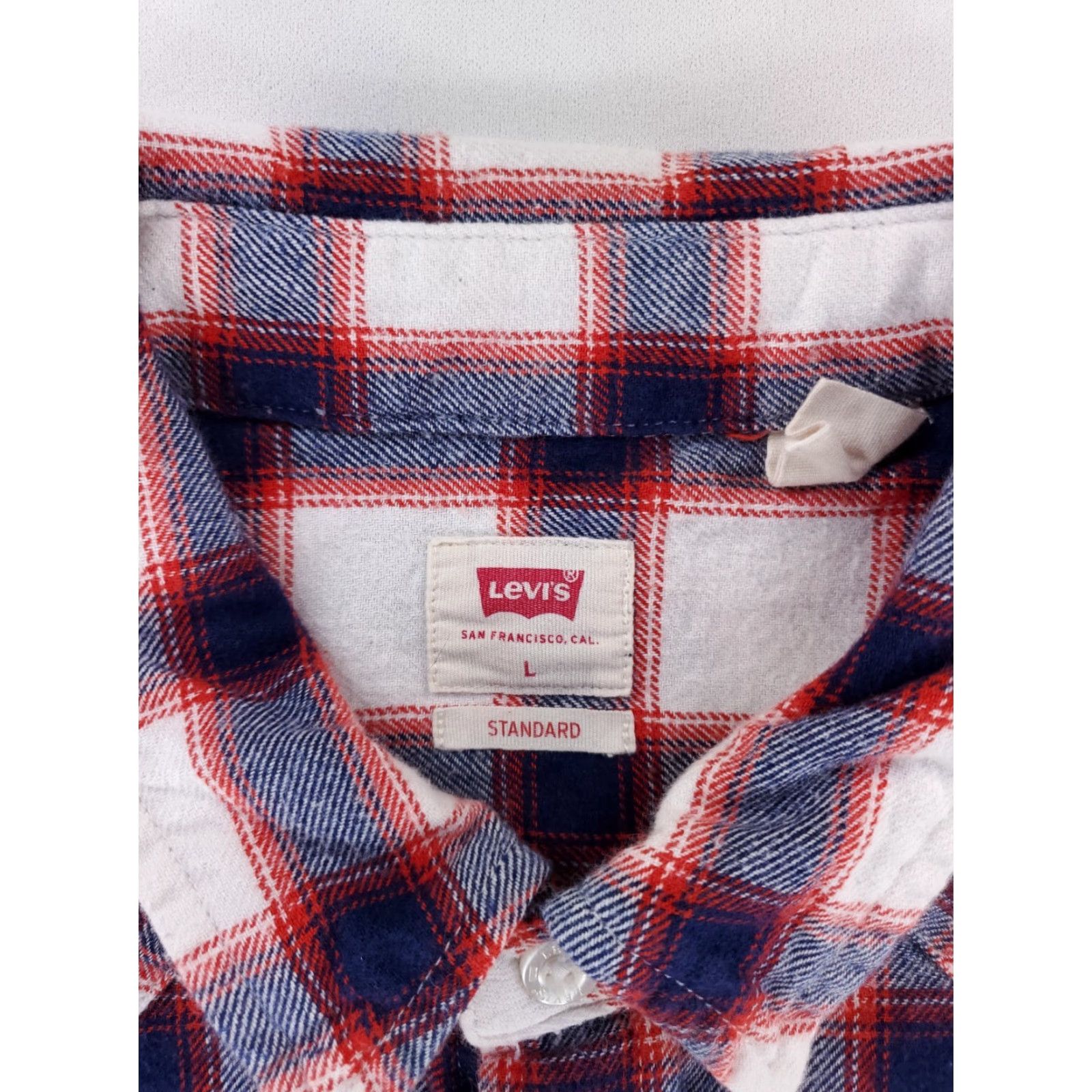 Levi's **Levi's Pearl Snap Flannel Button-Up Plaid Shirt Multicolor Mens L** User: Levi's Pearl Snap Flannel Button-Up Plaid Shirt Multicolor Mens L Size US L / EU 52-54 / 3 - 2 Thumbnail