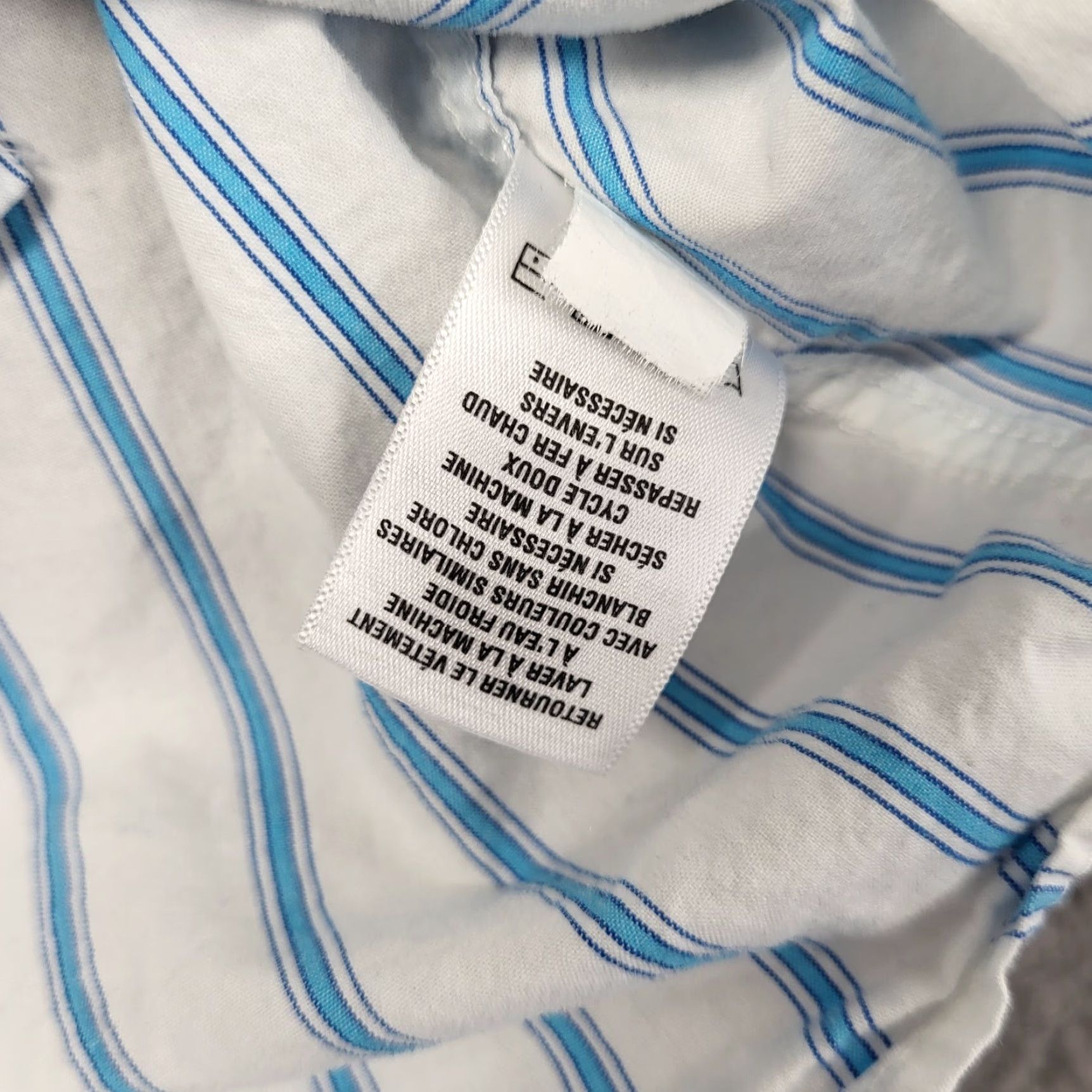 Vintage Aero Aeropostale Blue Striped Logo Long Sleeve Button Down Shirt Mens Medium Size US M / EU 48-50 / 2 - 7 Thumbnail