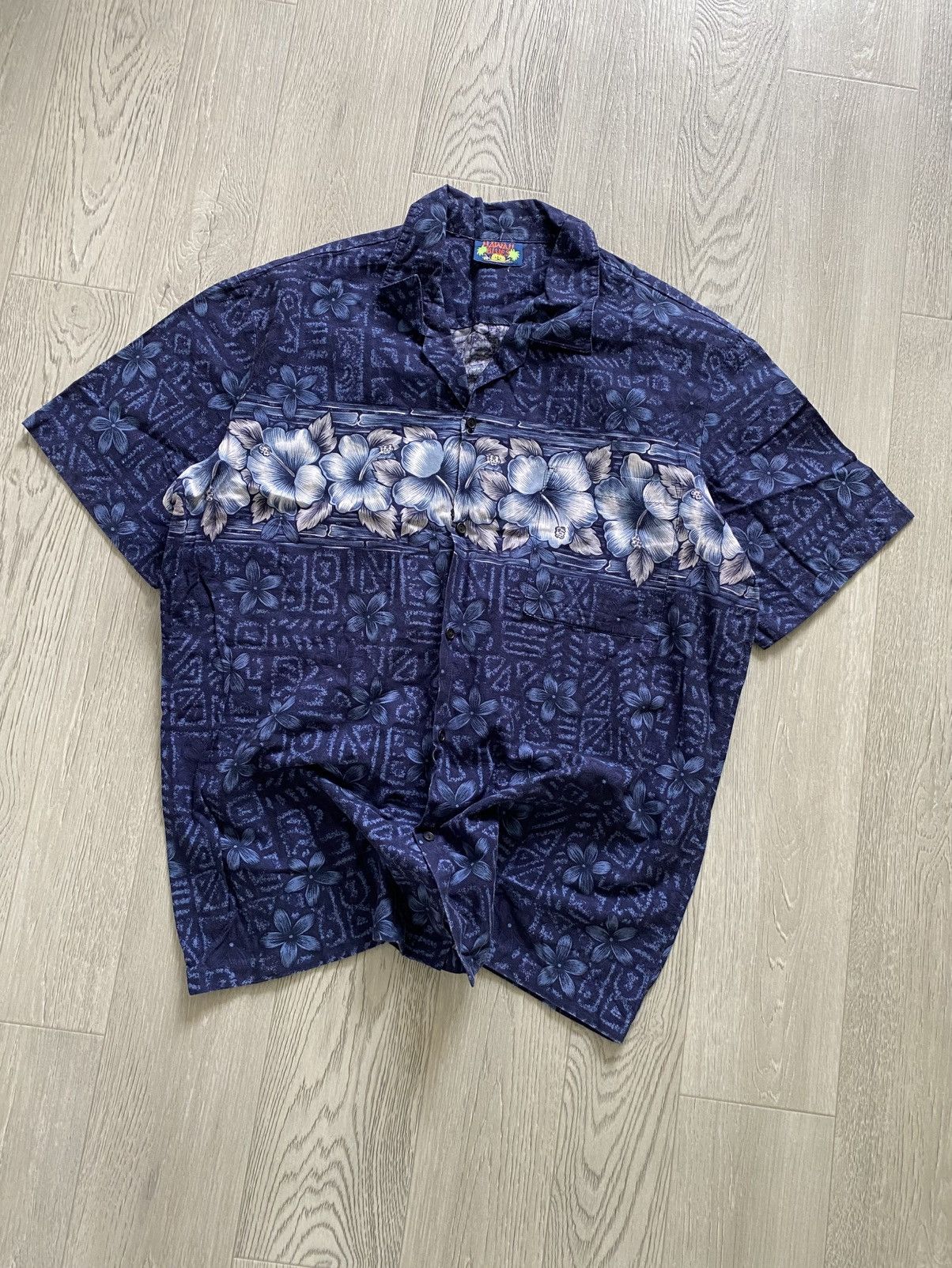 Other Japanese Hawaiian Shirt AOP Flower Print Cotton Made USA Y2k Size US L / EU 52-54 / 3 - 1 Thumbnail