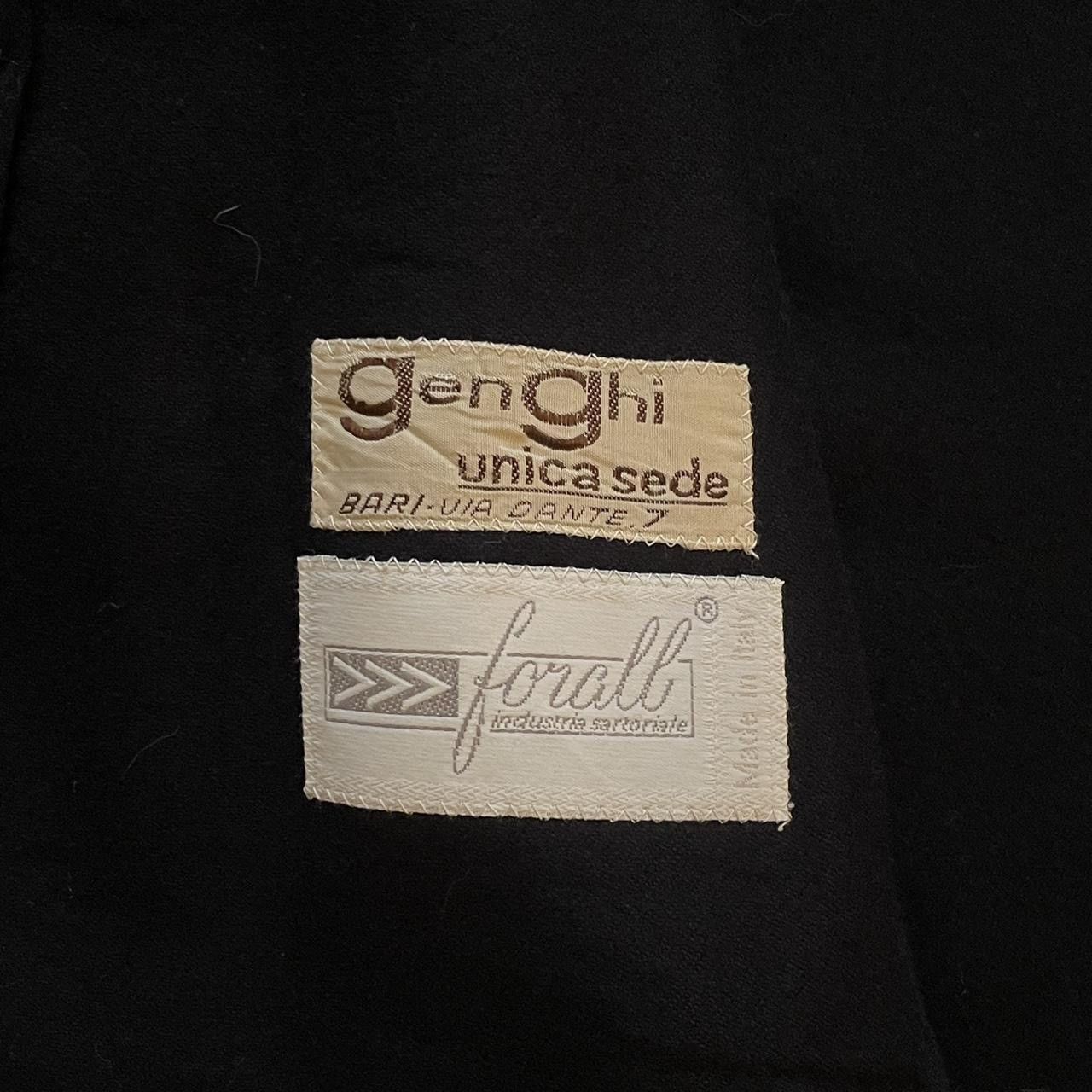 Loro Piana Loro Piana X Genghi Navy Blue Long Coat Size US XL / EU 56 / 4 - 4 Thumbnail