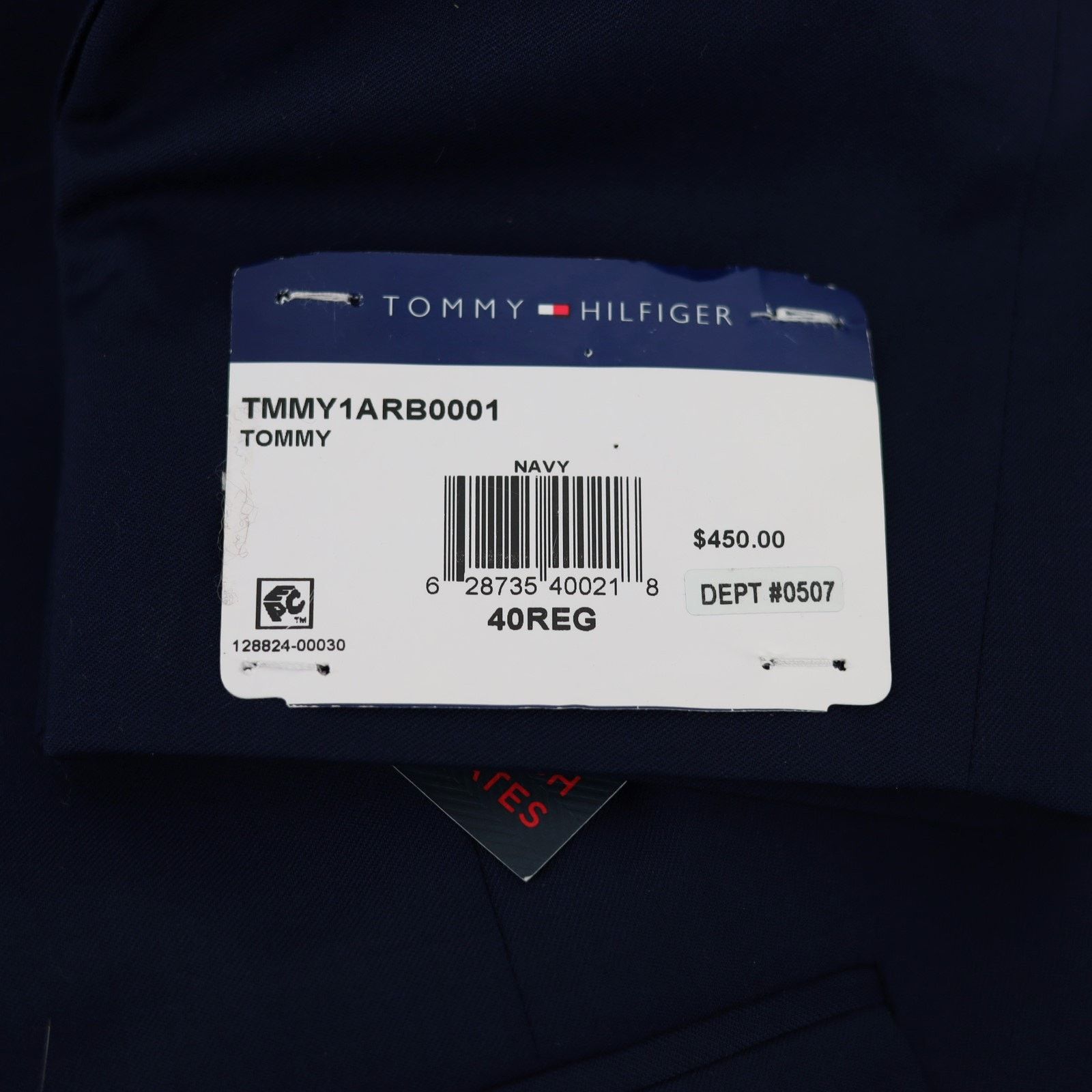 Tommy Hilfiger Tommy Hilfiger Men's Wool Modern-Fit Suit Jacket Size 38R Size 38R - 10 Thumbnail