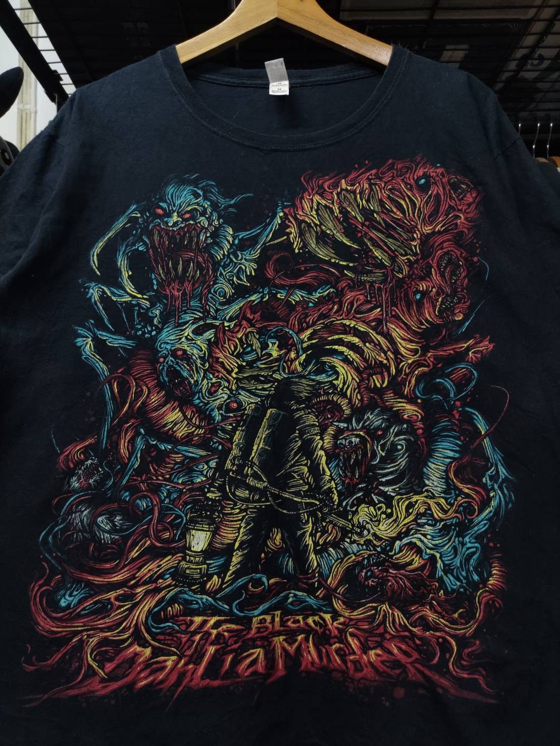 Band Tees Vtg 00's The Black Dahlia Murder " The Thing " Dan Mumford Size US M / EU 48-50 / 2 - 1 Thumbnail