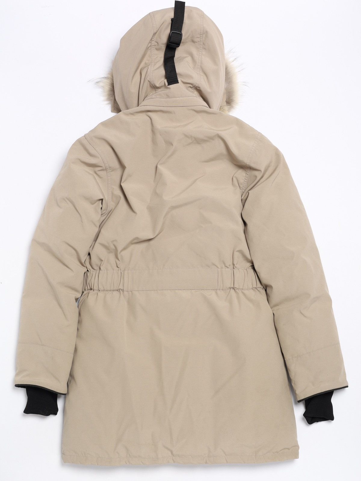 Canada Goose Canada Goose Trillium Down Parka Jacket Hooded Fur Coat Beig Size M / US 6-8 / IT 42-44 - 2 Thumbnail