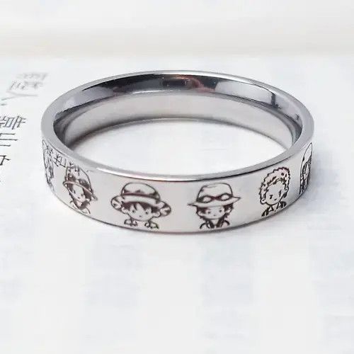 Japanese Brand × Vintage Anime Japanese Ring Size 7 8 9 10 Size ONE SIZE - 4 Thumbnail