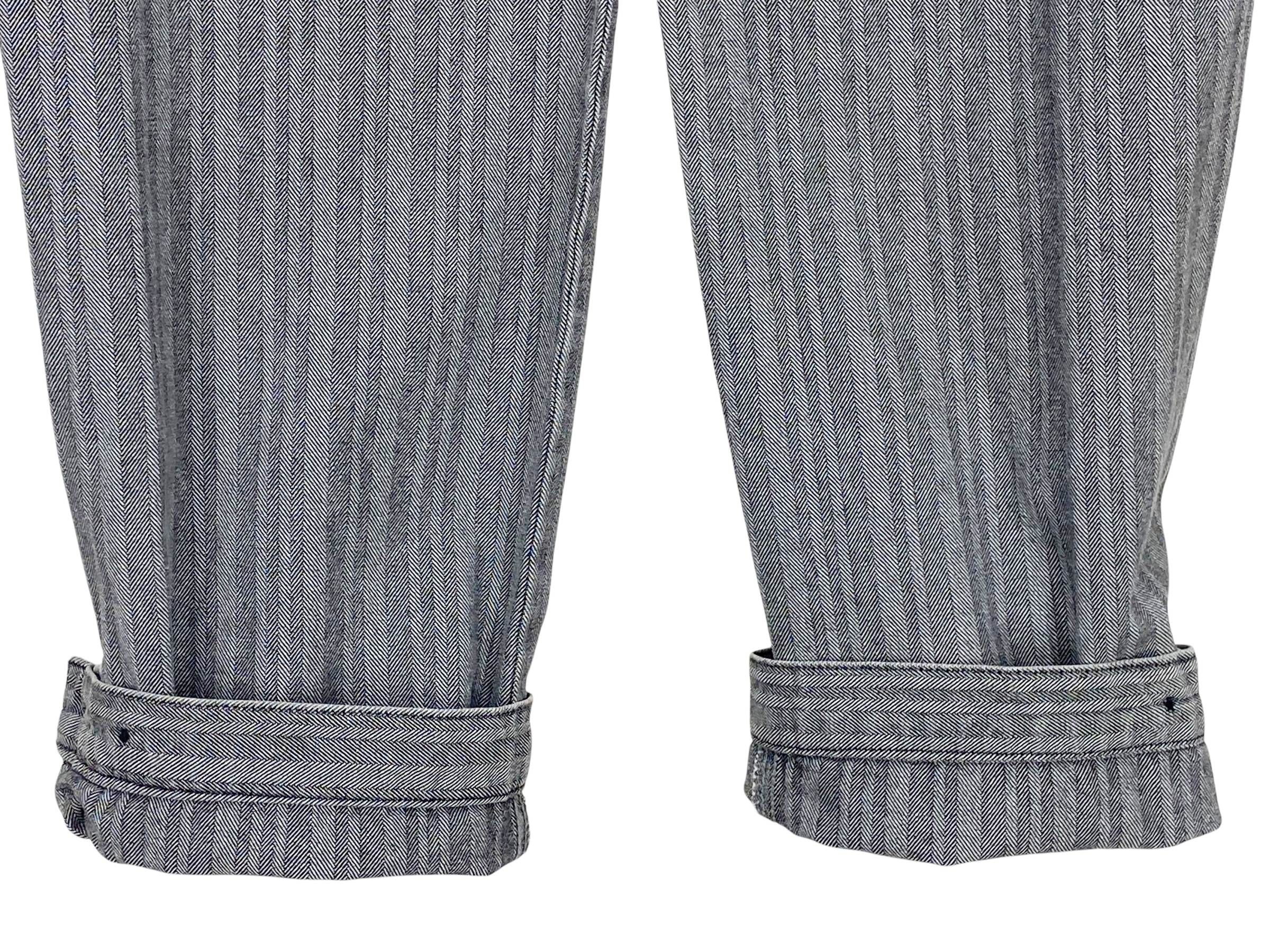 Japanese Brand Et Boite Pants Stripes Designer Pants Size 27" / US 4 / IT 40 - 8 Thumbnail