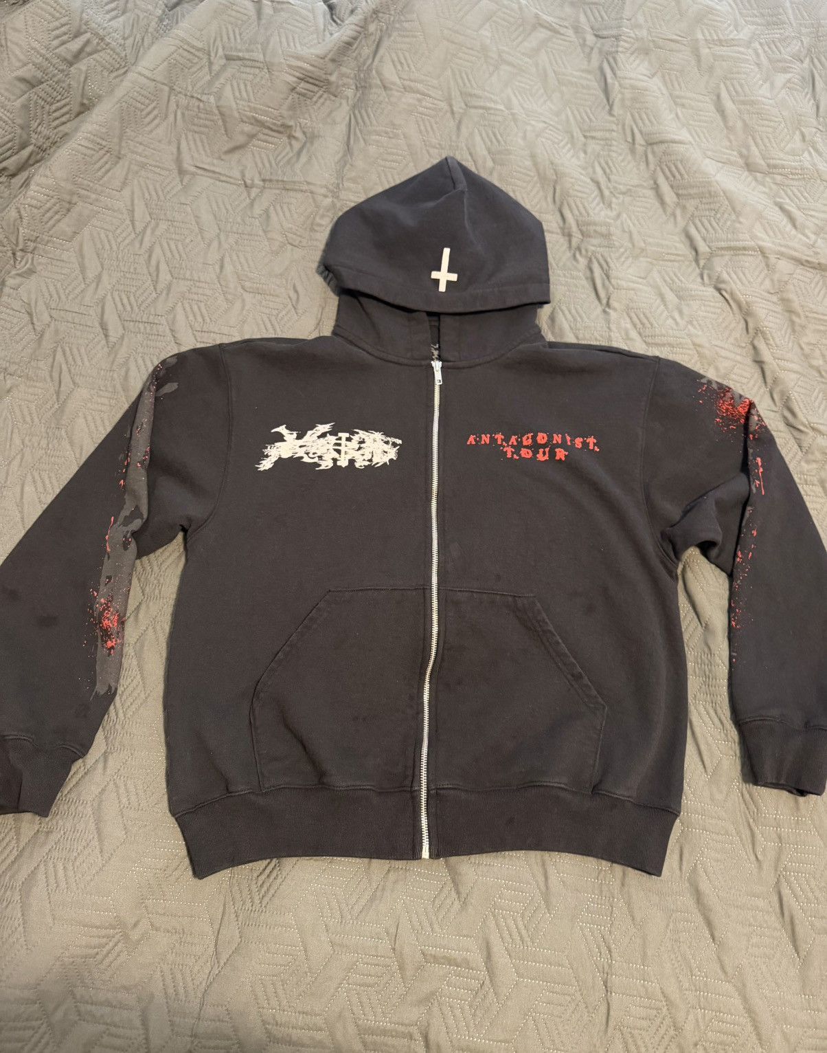 Playboi Carti Playboi Carti x Ken Carson “Xtagonist Tour” Zip Hoodie Size US M / EU 48-50 / 2 - 1 Thumbnail