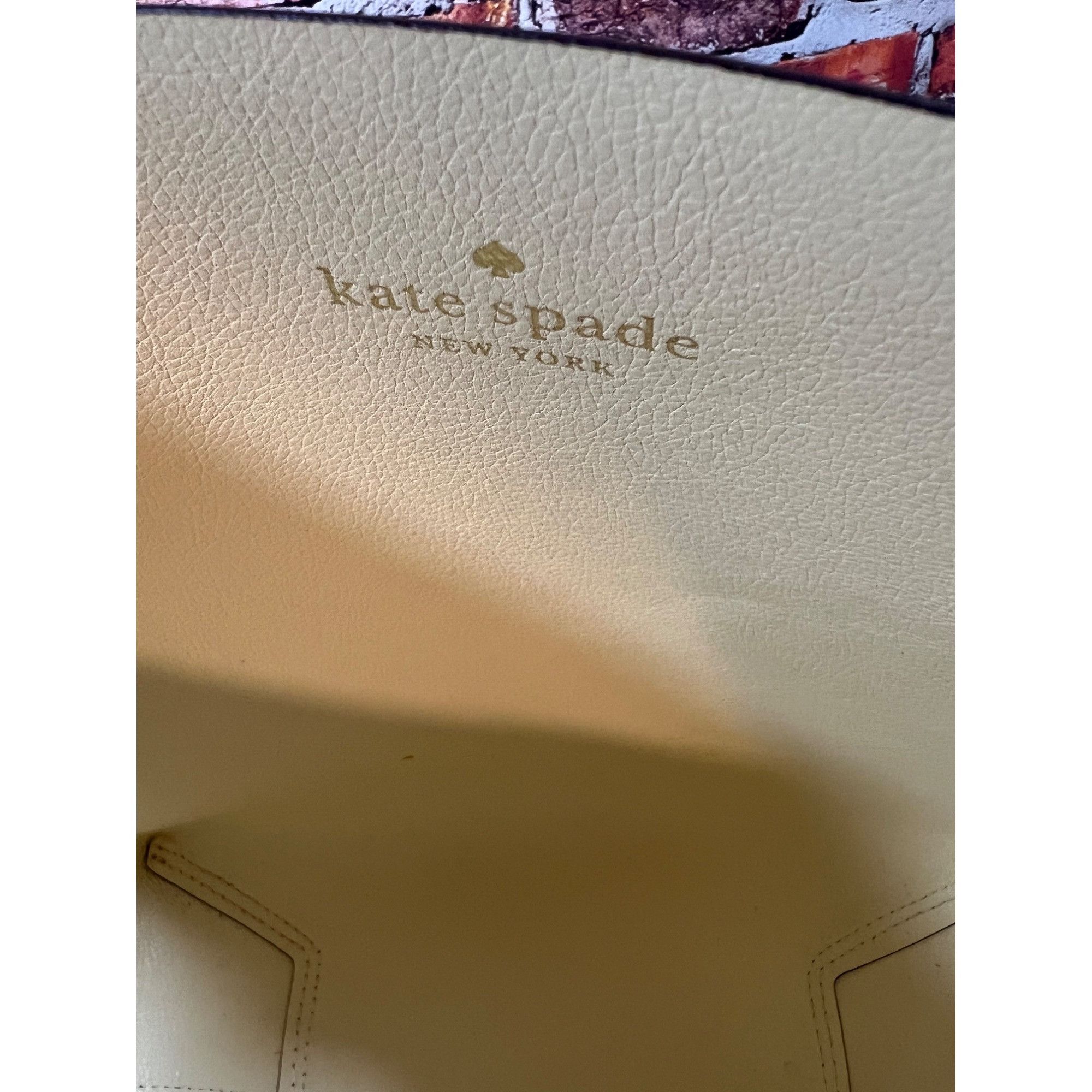 Kate Spade New York Leather Tote Bag Two-Tone Reversible