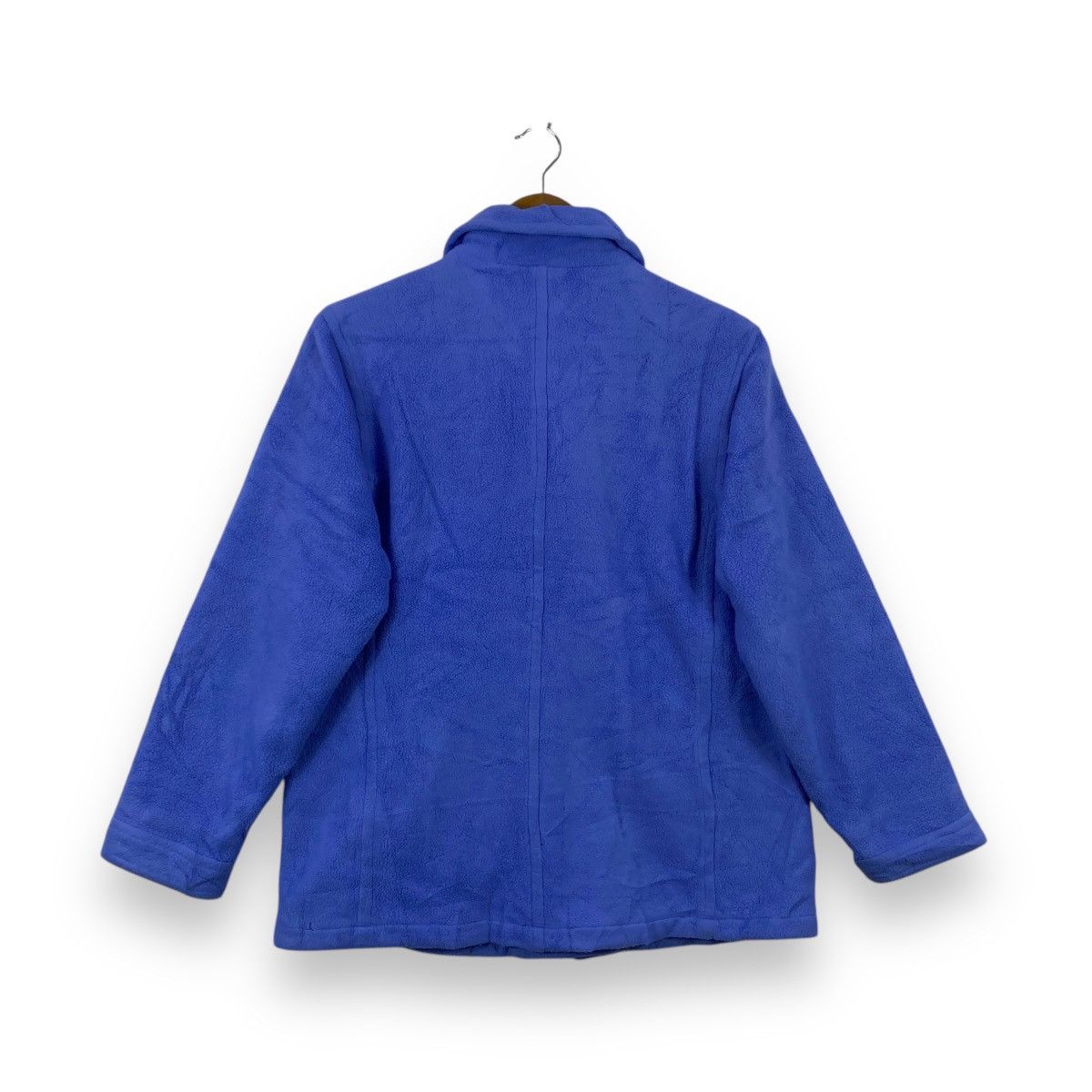 L.L. Bean Vintage L.L. Bean Fleece Peacoat Jacket Women’s Blue Size S / US 4 / IT 40 - 4 Thumbnail