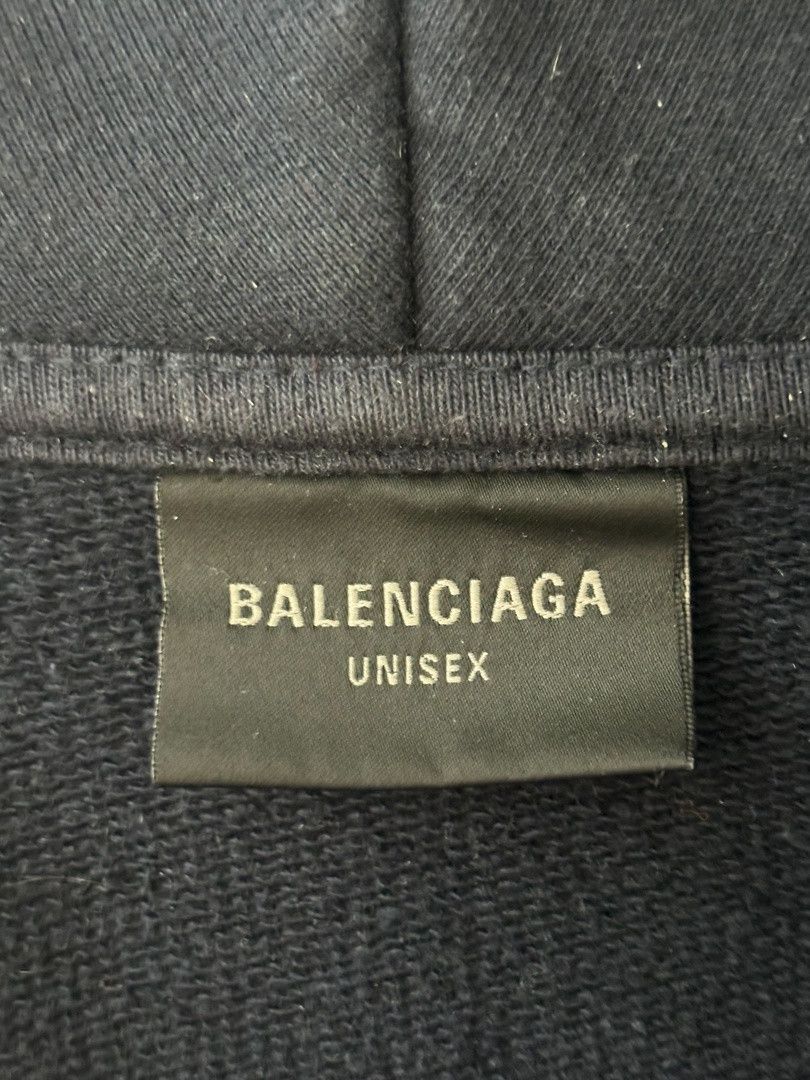 Balenciaga Balenciaga FW22 Dirty Polo Zip-Hoodie Size US M / EU 48-50 / 2 - 6 Thumbnail