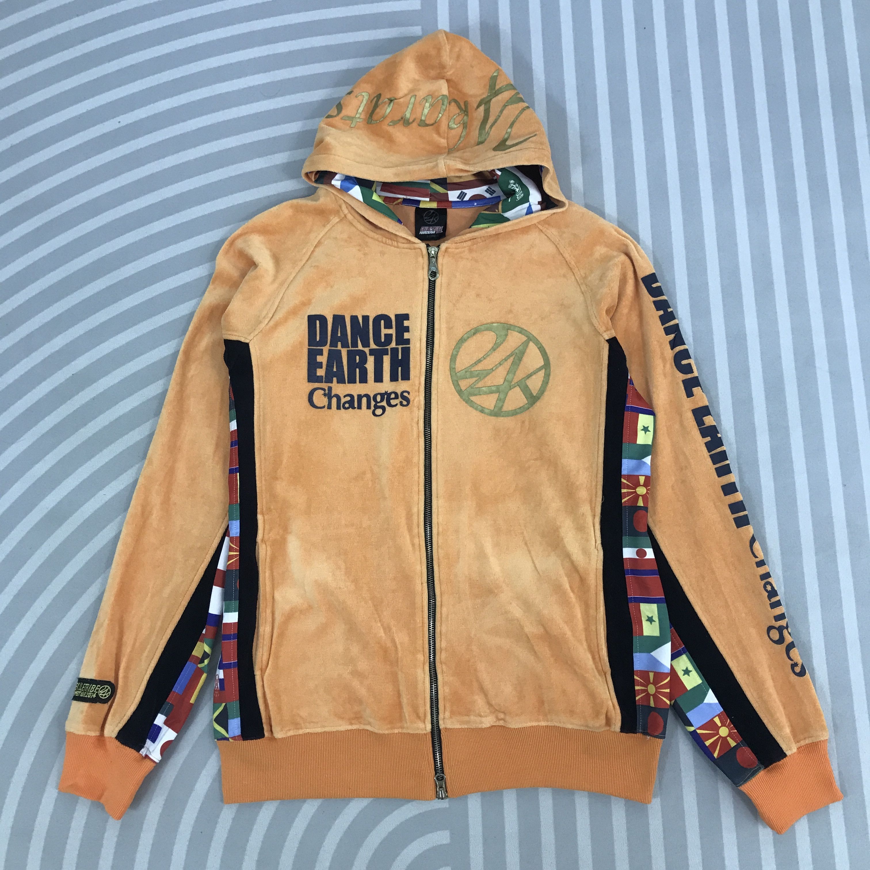 Japanese Brand × Vintage Vintage 24 Karat Japan Dance Earth Changes hoodie Jacket Size US XL / EU 56 / 4 - 2 Thumbnail