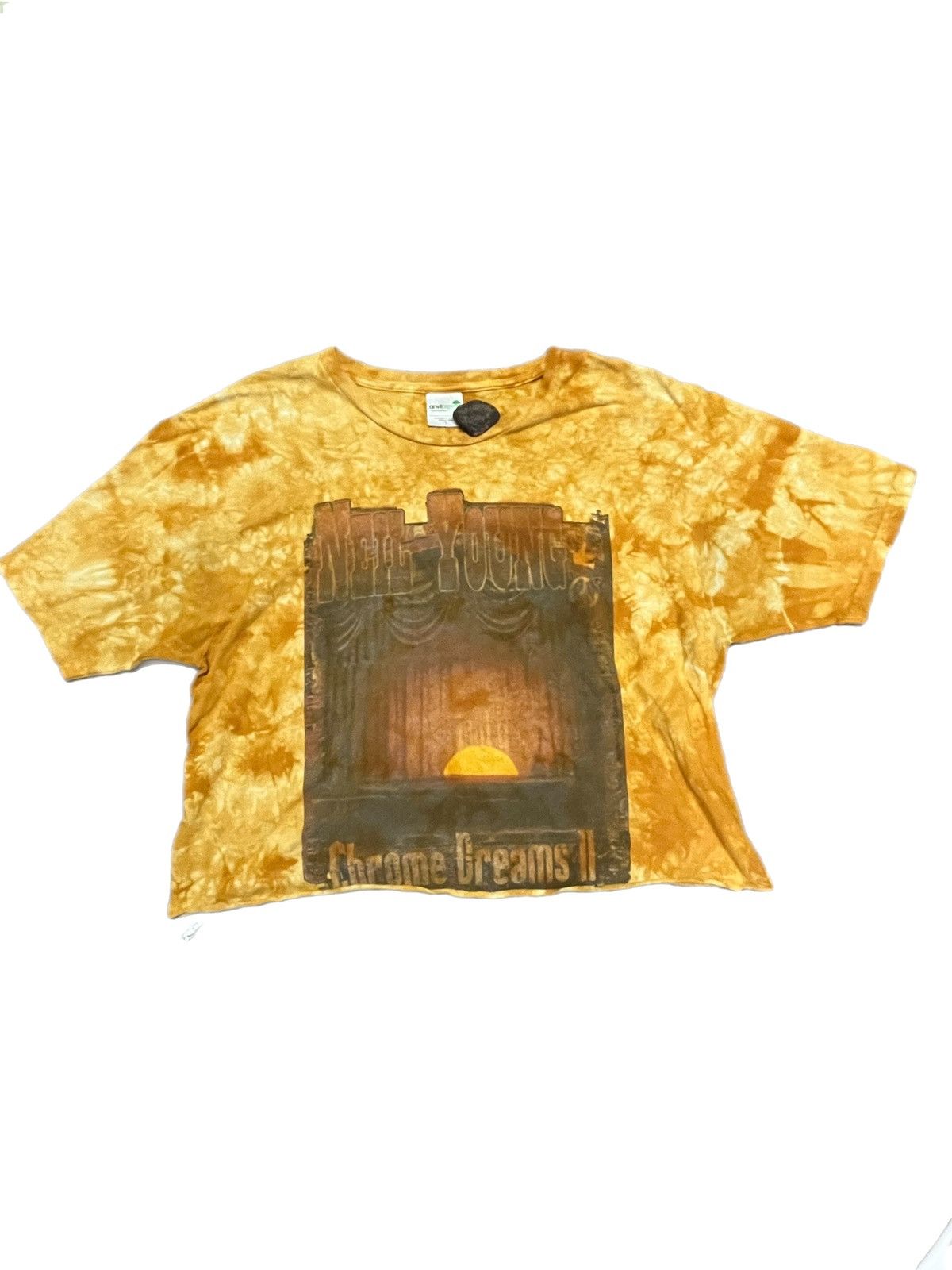 Vintage Vintage 2007 Neil Young Chrome Dreams Cropped T-Shirt L Size L / US 10 / IT 46 - 1 Thumbnail