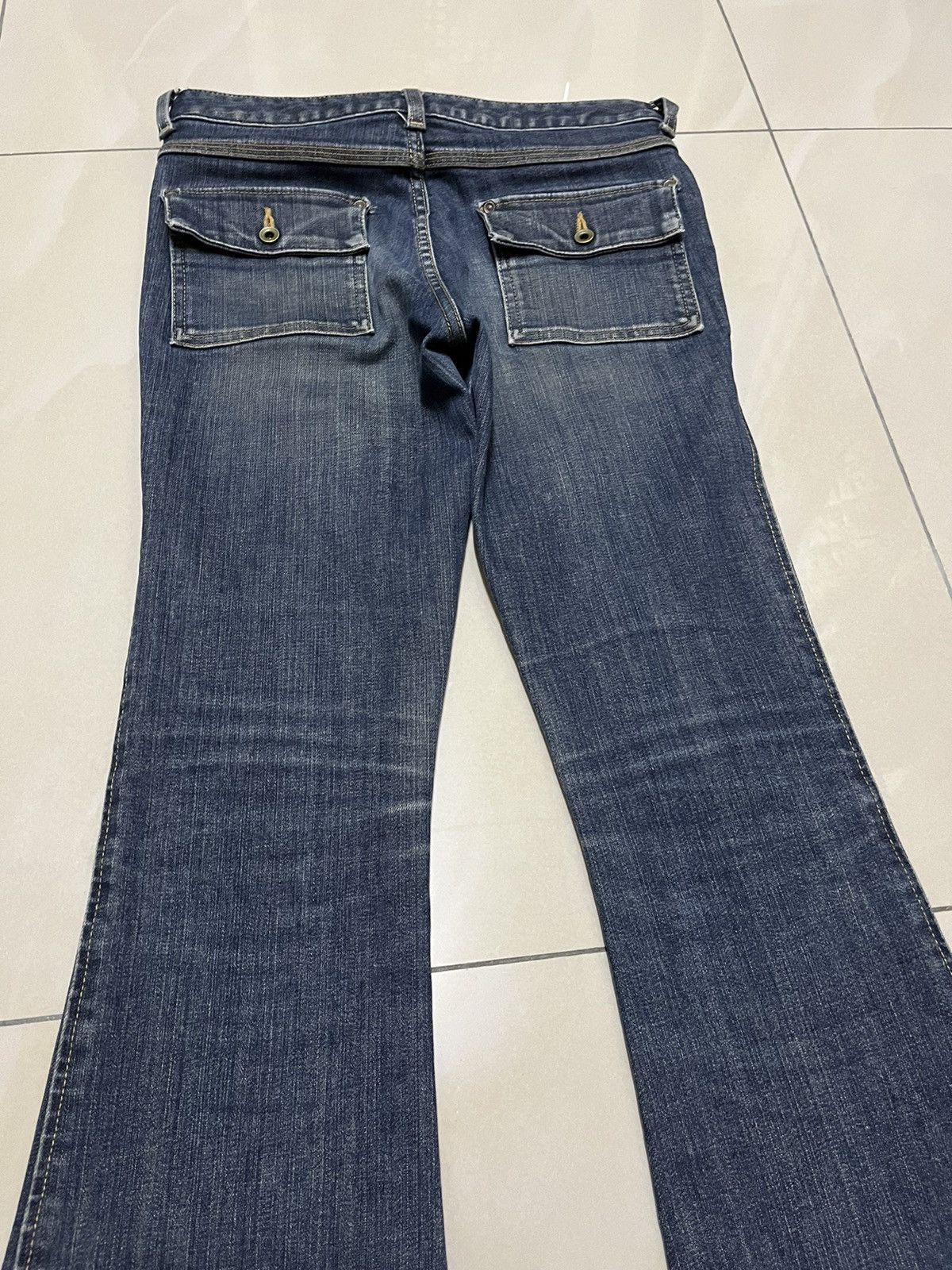 If Six Was Nine Flare Jeans distressed rusty ediconcious jeans bootcut F1 Size US 29 - 4 Thumbnail