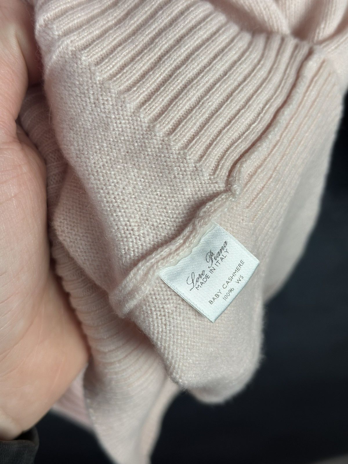 Loro Piana Loro Piana Baby Cashmere Long Sleve Knit V-Neck Pink Women's Size M / US 6-8 / IT 42-44 - 8 Thumbnail