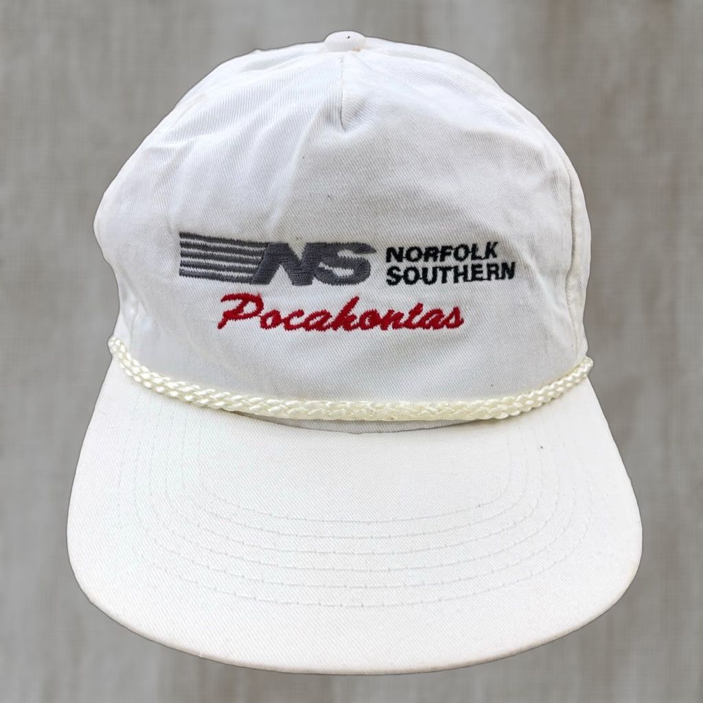 Vintage VINTAGE YoungAn Trucker Hat Cap Button Adjustable White Cotton Polyester 90s 80s 90s Advertising USA Mens Hat Size ONE SIZE - 1 Thumbnail