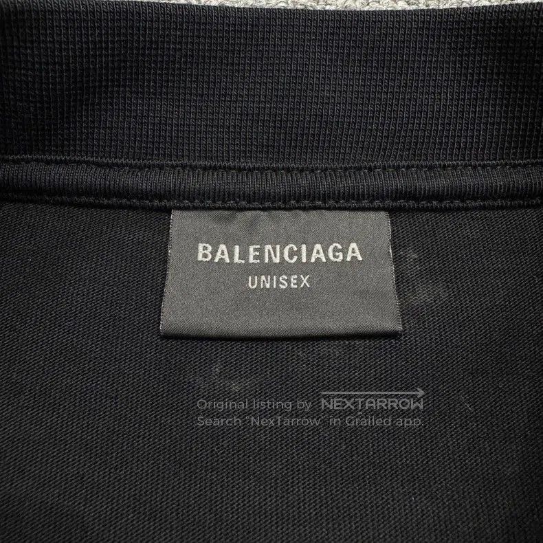 Balenciaga Balenciaga Distressed Logo Shirt. Size US S / EU 44-46 / 1 - 2 Thumbnail