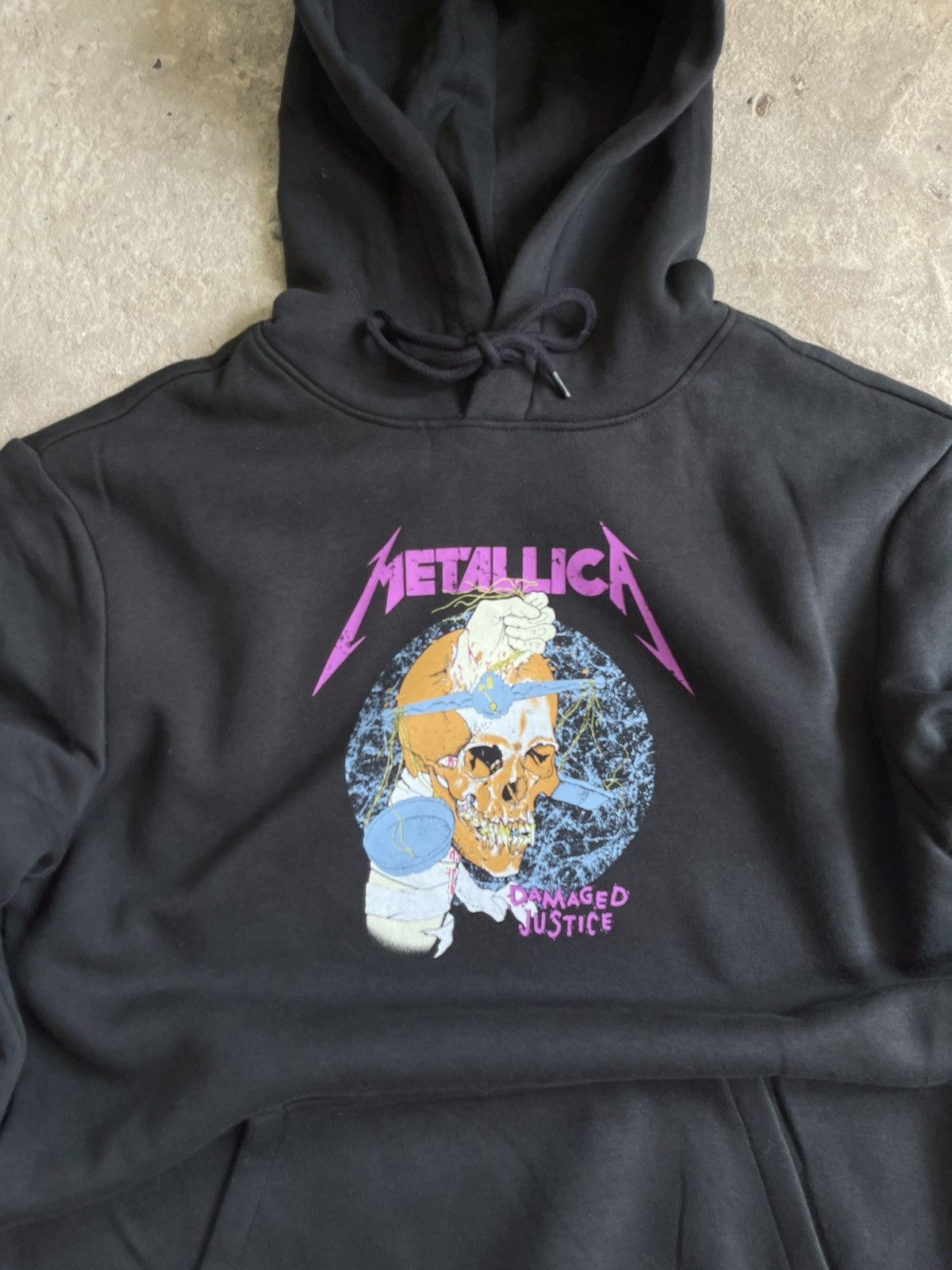 Metallica METALLICA Damaged Justice Y2k Rock Band Fleeced Hoodie Size US S / EU 44-46 / 1 - 5 Thumbnail
