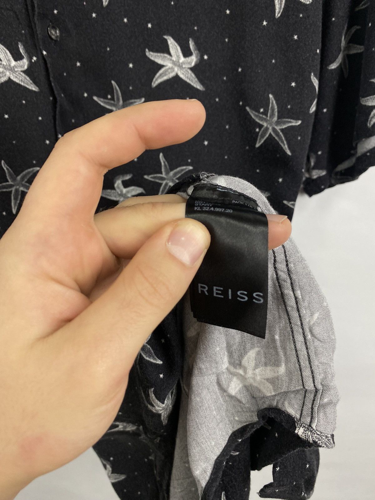 Reiss Reiss Luxury Hawaiian Button Up Shirt Size US L / EU 52-54 / 3 - 5 Thumbnail