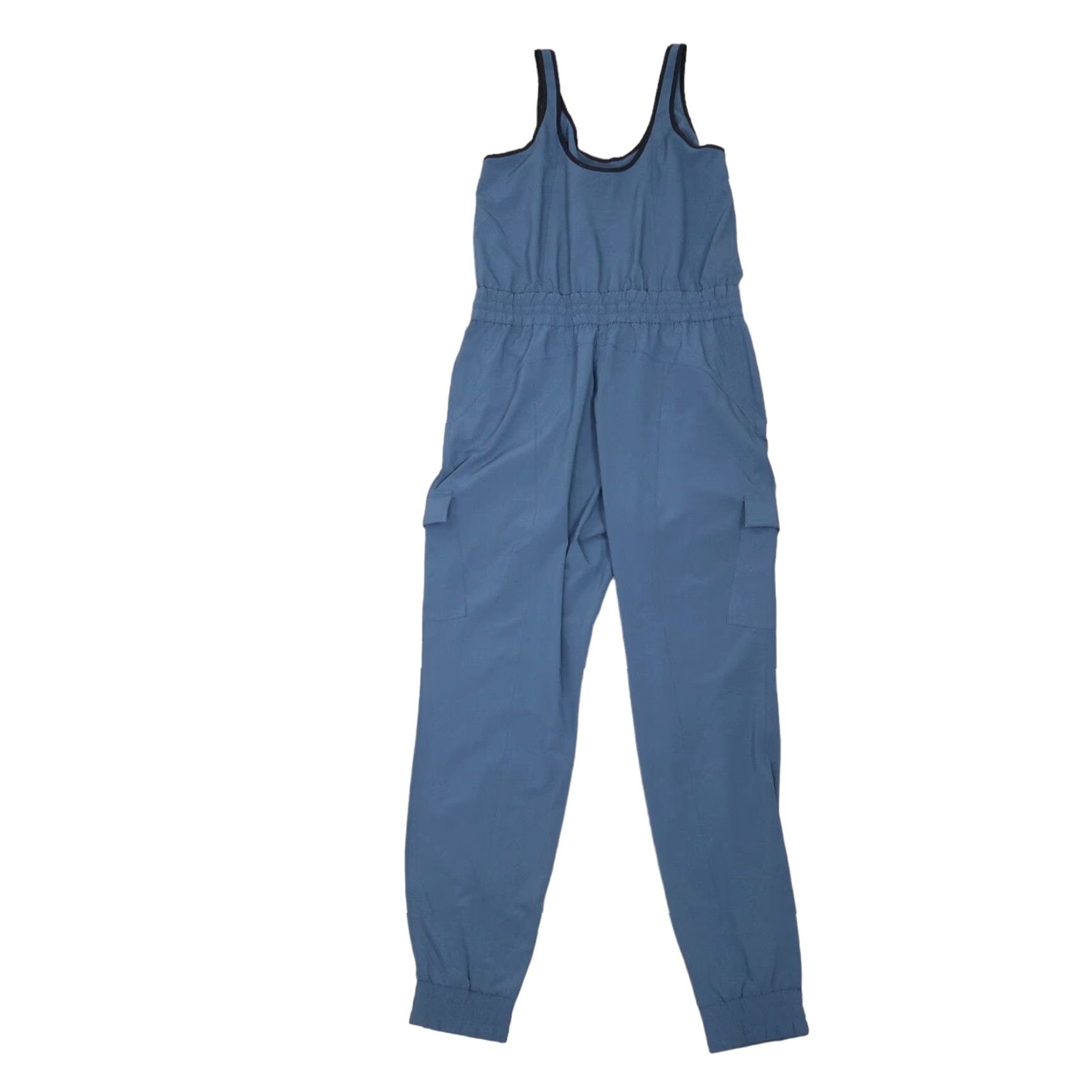 Athleta Athleta Unbound Jumpsuit Shirt Womens Small Iron Blue Navy Sleeveless Activewear One-Piece Solid 56 Inseam Fashion Sportswear Size 28" / US 6 / IT 42 - 5 Thumbnail