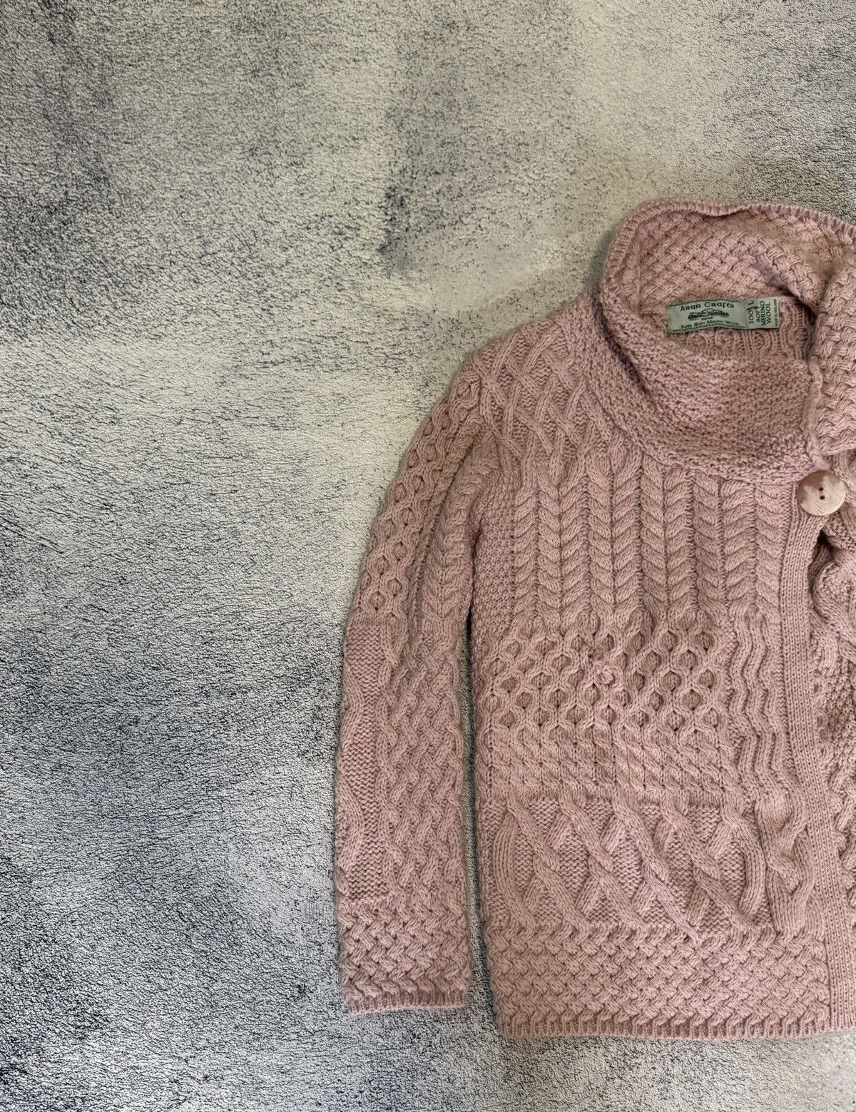 Aran Crafts Aran Crafts Women Merino Wool Cardigan Sweater Ireland Knit Size L / US 10 / IT 46 - 5 Thumbnail