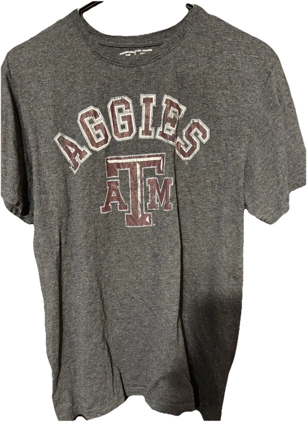 NCAA Texas A&M Aggies Tee Shirt Gray NCAA Logo E5 Men's Size L Size US L / EU 52-54 / 3 - 1 Thumbnail