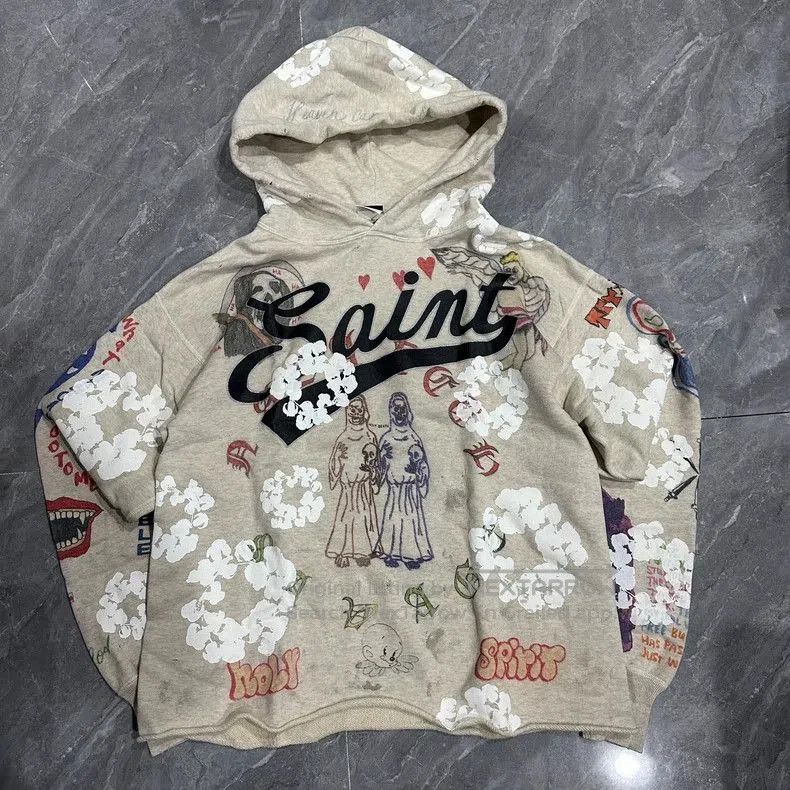 Saint Michael Saint Michael Denim tears Kapok limited joint graffiti pain Size US M / EU 48-50 / 2 - 1 Thumbnail