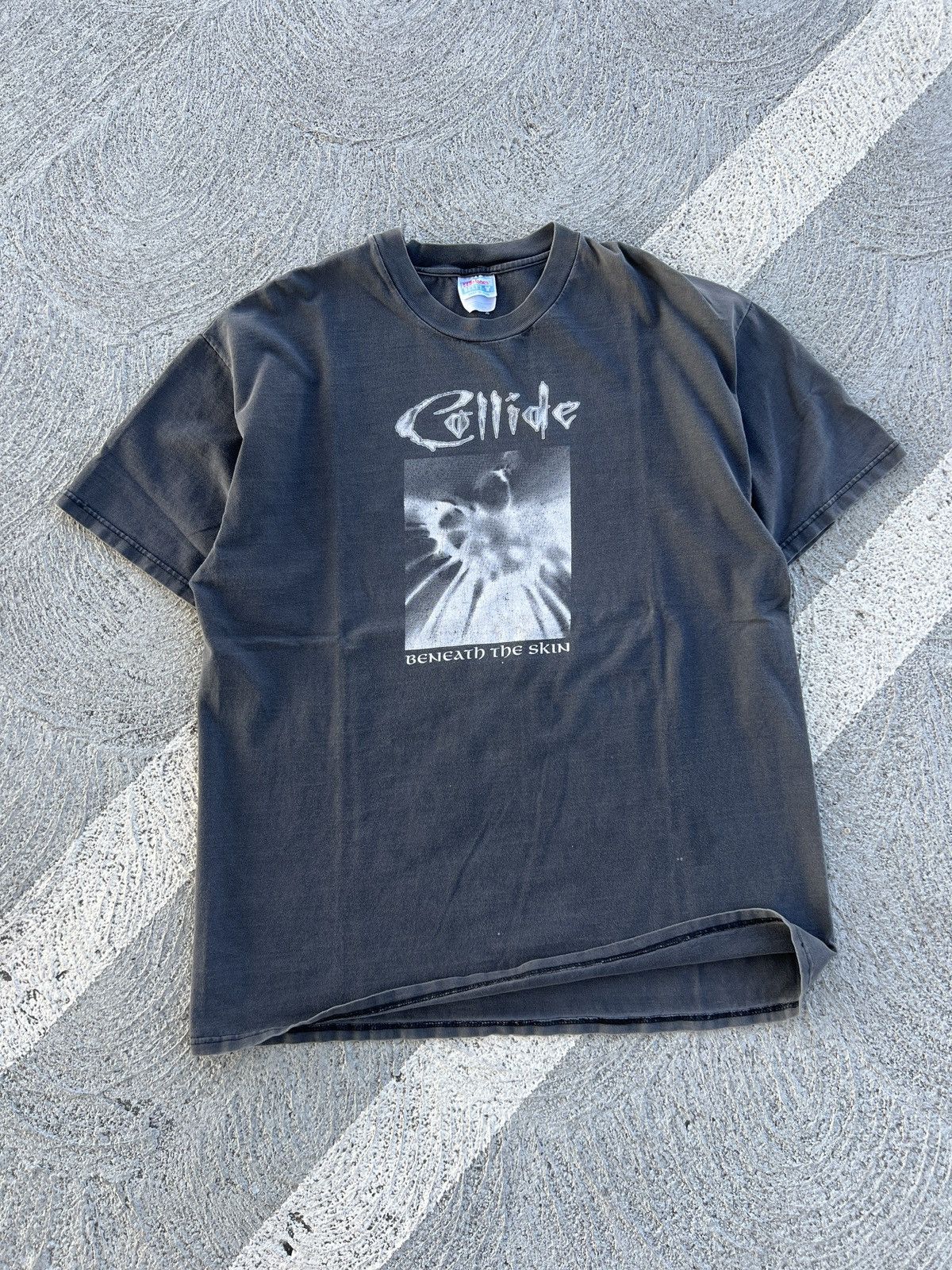 Vintage 90's RARE Collide Dark Wave Band Tee
