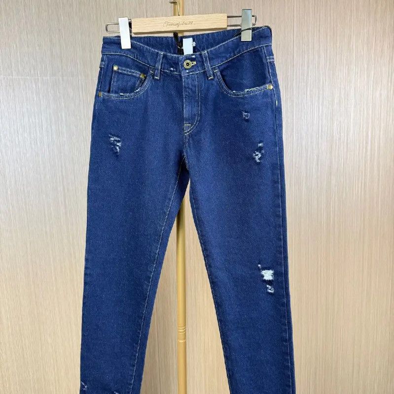 Miu Miu Miu Miu Blue Cotton Women's Denim Pants 0089 Size 26" / US 2 / IT 38 - 1 Thumbnail
